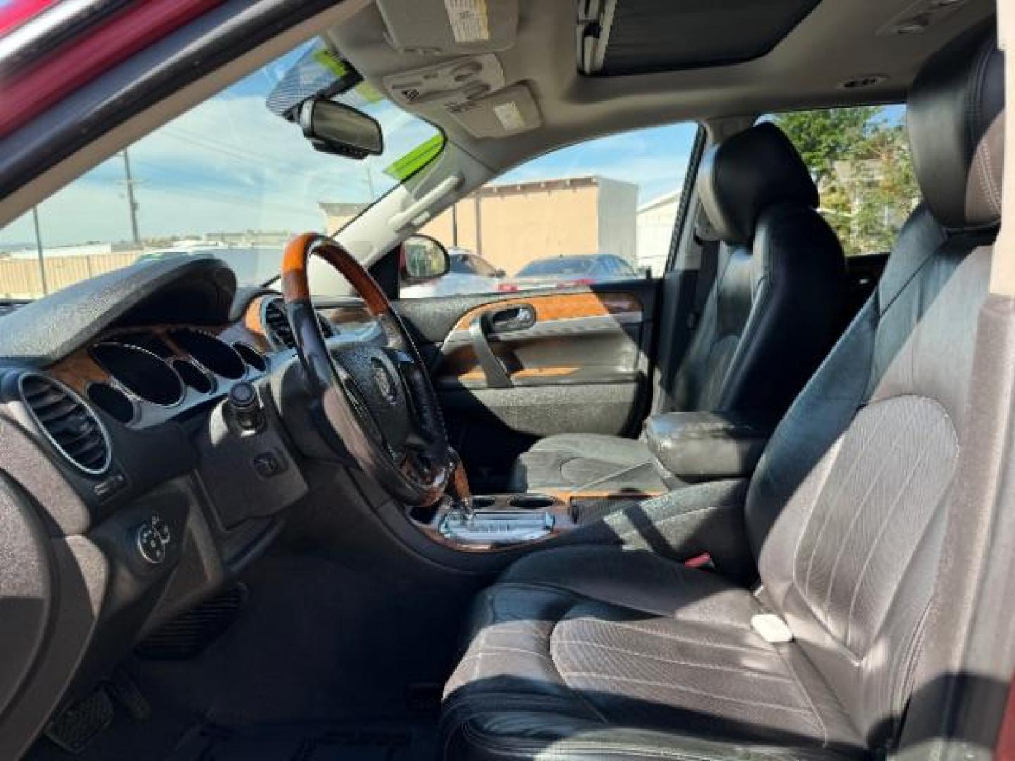 2011 Red Jewel Tintcoat /Ebony Leather Interi Buick Enclave CXL-2 FWD (5GAKRCED3BJ) with an 3.6L V6 DOHC 24V engine, 6-Speed Automatic Ov transmission, located at 940 North Main Street, Cedar City, UT, 84720, (435) 628-0023, 37.692936, -113.061897 - Photo#14