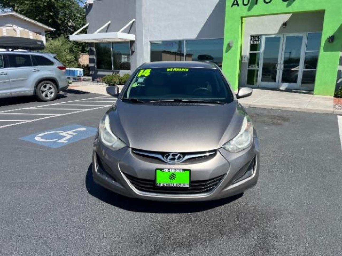 2014 Beige /Beige Hyundai Elantra GLS A/T (5NPDH4AE3EH) with an 1.8L L4 DOHC 16V engine, 6-Speed Automatic transmission, located at 940 North Main Street, Cedar City, UT, 84720, (435) 628-0023, 37.692936, -113.061897 - We specialize in helping ALL people get the best financing available. No matter your credit score, good, bad or none we can get you an amazing rate. Had a bankruptcy, divorce, or repossessions? We give you the green light to get your credit back on the road. Low down and affordable payments that fit - Photo#1