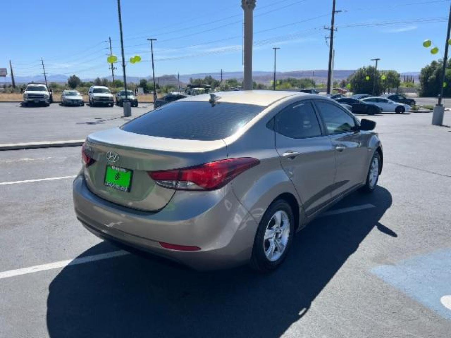 2014 Beige /Beige Hyundai Elantra GLS A/T (5NPDH4AE3EH) with an 1.8L L4 DOHC 16V engine, 6-Speed Automatic transmission, located at 940 North Main Street, Cedar City, UT, 84720, (435) 628-0023, 37.692936, -113.061897 - We specialize in helping ALL people get the best financing available. No matter your credit score, good, bad or none we can get you an amazing rate. Had a bankruptcy, divorce, or repossessions? We give you the green light to get your credit back on the road. Low down and affordable payments that fit - Photo#6