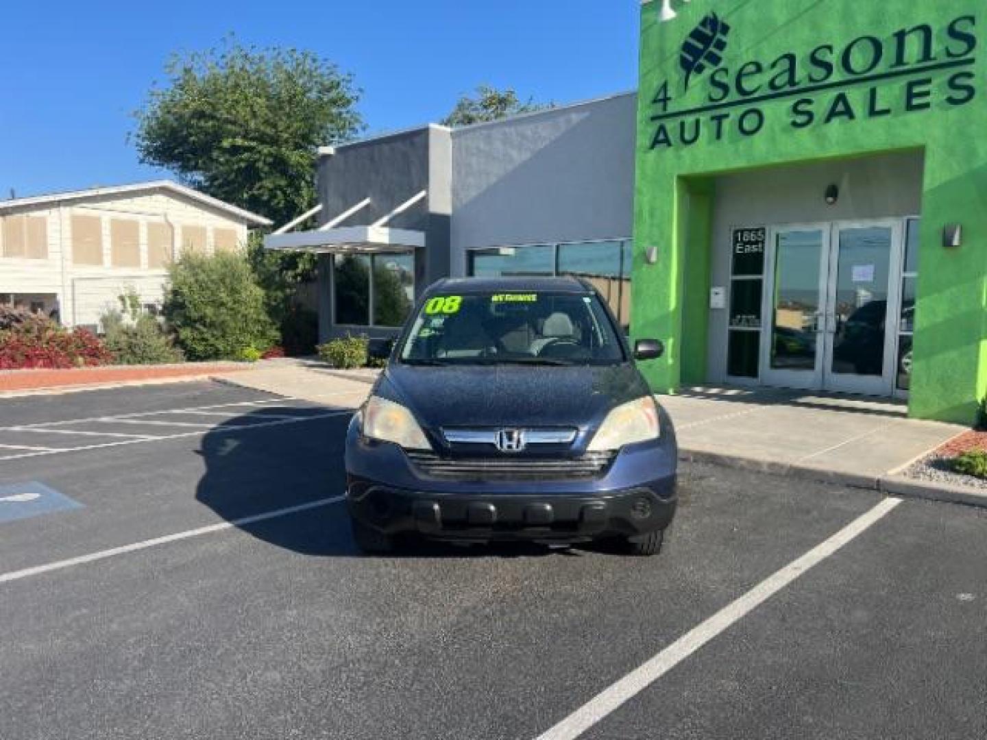 2008 Royal Blue Pearl /Black Cloth Interior Honda CR-V EX 2WD AT (5J6RE38518L) with an 2.4L L4 DOHC 16V engine, 5-Speed Automatic transmission, located at 940 North Main Street, Cedar City, UT, 84720, (435) 628-0023, 37.692936, -113.061897 - We specialize in helping ALL people get the best financing available. No matter your credit score, good, bad or none we can get you an amazing rate. Had a bankruptcy, divorce, or repossessions? We give you the green light to get your credit back on the road. Low down and affordable payments that fit - Photo#1