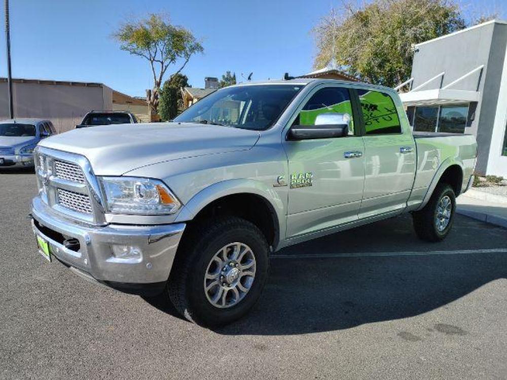 2017 Bright Silver Metallic Clear Coat /Black, leather RAM 2500 Laramie Crew Cab SWB 4WD (3C6UR5FL6HG) with an 6.7L L6 OHV 24V TURBO DIESEL engine, 6-Speed Automatic transmission, located at 1865 East Red Hills Pkwy, St. George, 84770, (435) 628-0023, 37.120850, -113.543640 - We specialize in helping ALL people get the best financing available. No matter your credit score, good, bad or none we can get you an amazing rate. Had a bankruptcy, divorce, or repossessions? We give you the green light to get your credit back on the road. Low down and affordable payments that fit - Photo #2
