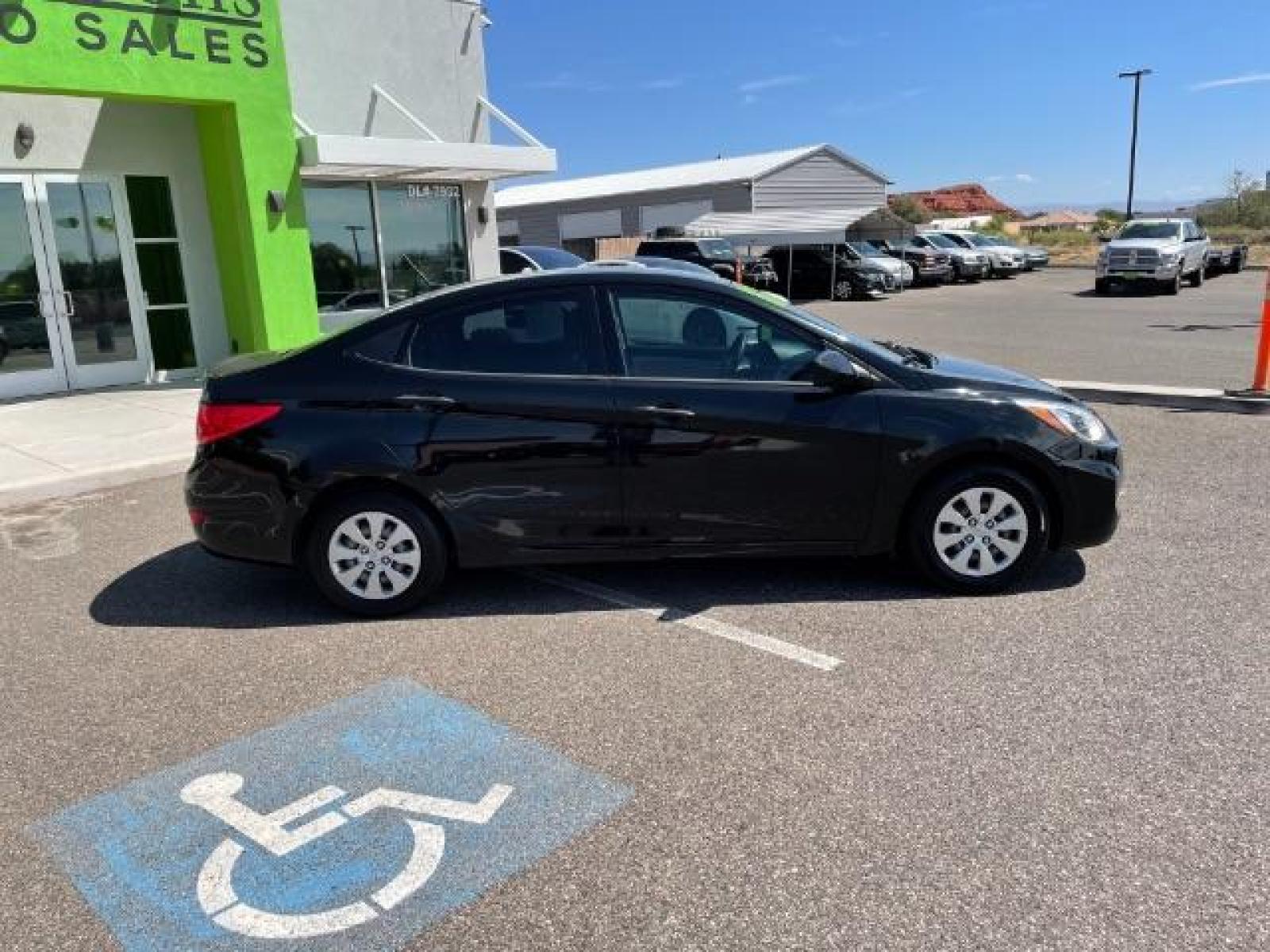 2016 Ultra Black /Gray, cloth Hyundai Accent SE 4-Door 6A (KMHCT4AE7GU) with an 1.6L L4 DOHC 16V engine, 6 Speed manual transmission, located at 1865 East Red Hills Pkwy, St. George, 84770, (435) 628-0023, 37.120850, -113.543640 - We specialize in helping ALL people get the best financing available. No matter your credit score, good, bad or none we can get you an amazing rate. Had a bankruptcy, divorce, or repossessions? We give you the green light to get your credit back on the road. Low down and affordable payments that fit - Photo #12