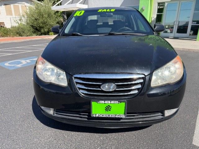 2010 Ebony Black /Gray Cloth Interior Hyundai Elantra SE (KMHDU4AD3AU) with an 2.0L L4 DOHC 16V engine, 4-Speed Automatic transmission, located at 1865 East Red Hills Pkwy, St. George, 84770, (435) 628-0023, 37.120850, -113.543640 - We specialize in helping ALL people get the best financing available. No matter your credit score, good, bad or none we can get you an amazing rate. Had a bankruptcy, divorce, or repossessions? We give you the green light to get your credit back on the road. Low down and affordable payments that fit- Photo#1