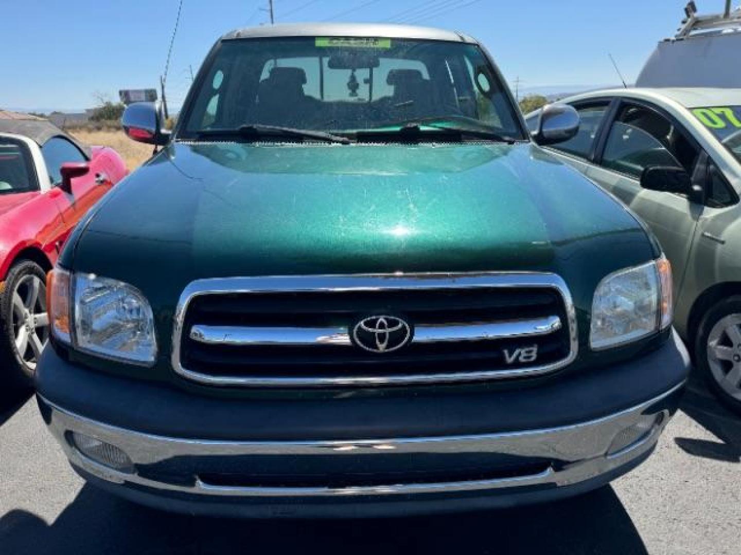 2000 Imperial Jade Mica /Oak Cloth Toyota Tundra SR5 Access Cab 4WD (5TBBT441XYS) with an 4.7L V8 DOHC 32V engine, 4-Speed Automatic transmission, located at 1865 East Red Hills Pkwy, St. George, 84770, (435) 628-0023, 37.120850, -113.543640 - This vehicle is a Mechanic Special. This means it will need some love. Runs a drives fine but has body damage, leaks or other mechanical issues. It did NOT pass our 50 point inspection. Get a great deal on a less than perfect car. These cars do NOT qualify for our in house financing. Cash and carry, - Photo#1