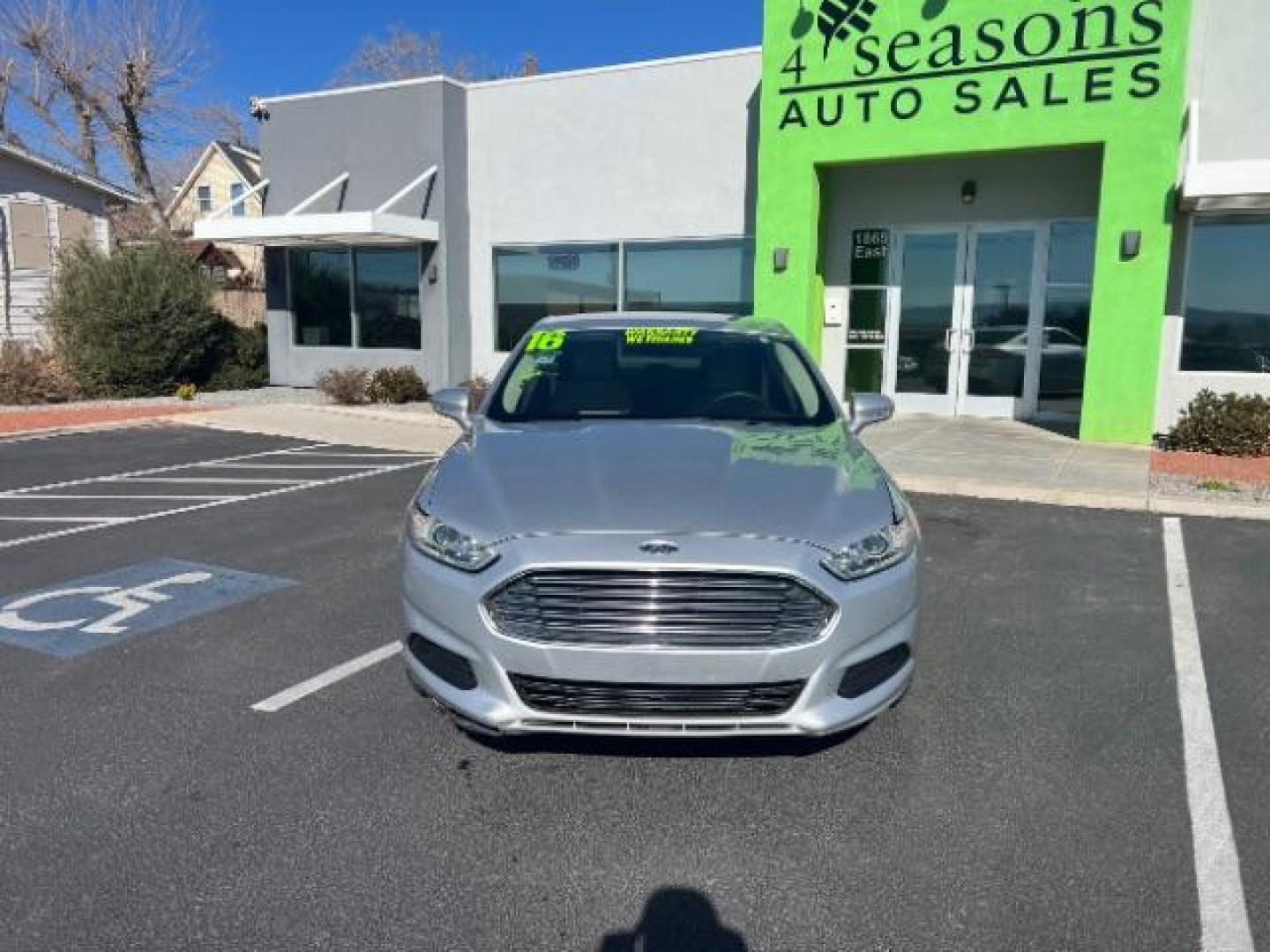 2016 Silver /Charcoal Black, clot Ford Fusion SE (3FA6P0HD0GR) with an 1.5L L4 DOHC 16V engine, 6-Speed Automatic transmission, located at 940 North Main Street, Cedar City, UT, 84720, (435) 628-0023, 37.692936, -113.061897 - We specialize in helping ALL people get the best financing available. No matter your credit score, good, bad or none we can get you an amazing rate. Had a bankruptcy, divorce, or repossessions? We give you the green light to get your credit back on the road. Low down and affordable payments that fit - Photo#1