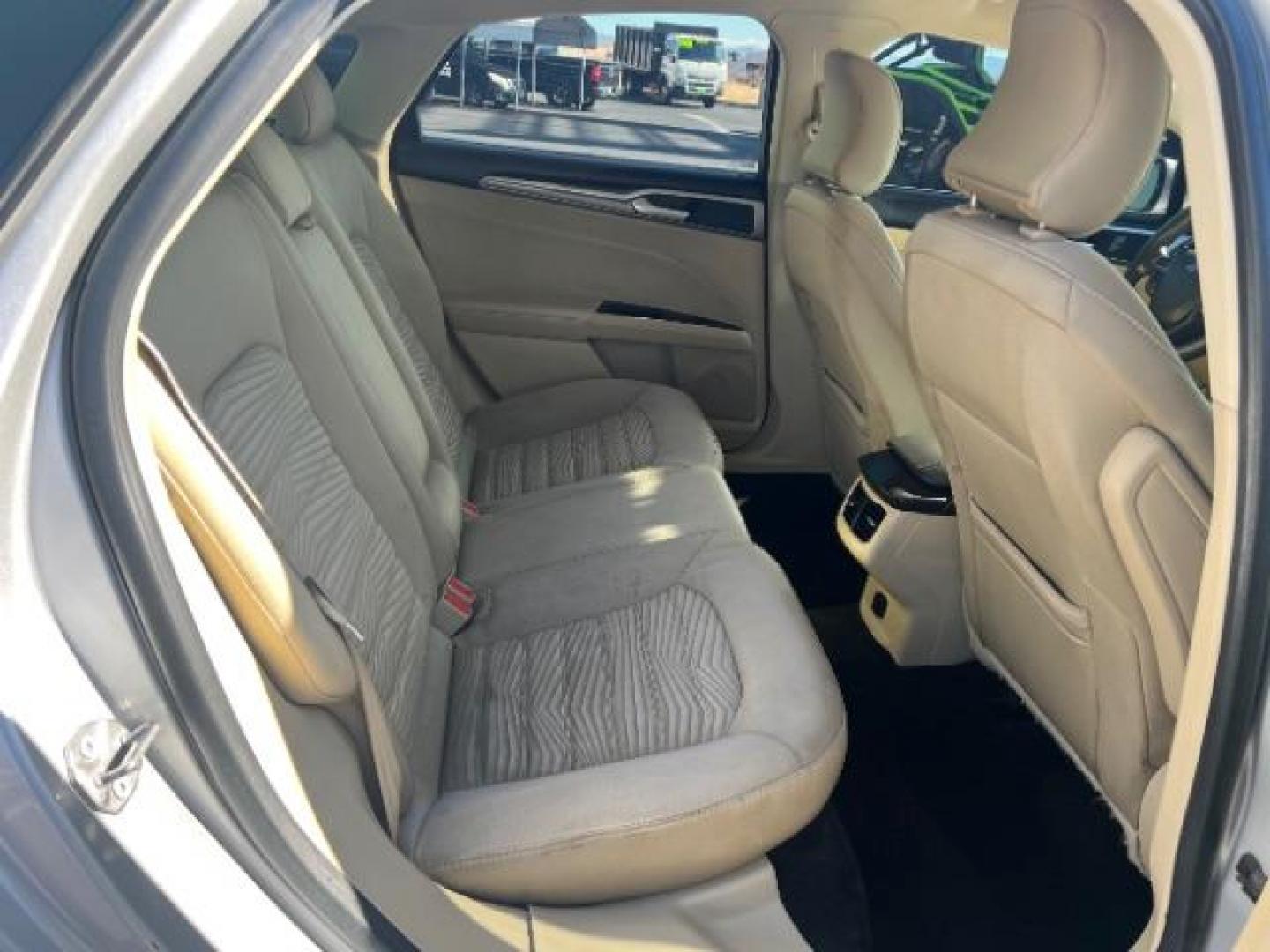 2016 Silver /Charcoal Black, clot Ford Fusion SE (3FA6P0HD0GR) with an 1.5L L4 DOHC 16V engine, 6-Speed Automatic transmission, located at 940 North Main Street, Cedar City, UT, 84720, (435) 628-0023, 37.692936, -113.061897 - We specialize in helping ALL people get the best financing available. No matter your credit score, good, bad or none we can get you an amazing rate. Had a bankruptcy, divorce, or repossessions? We give you the green light to get your credit back on the road. Low down and affordable payments that fit - Photo#27