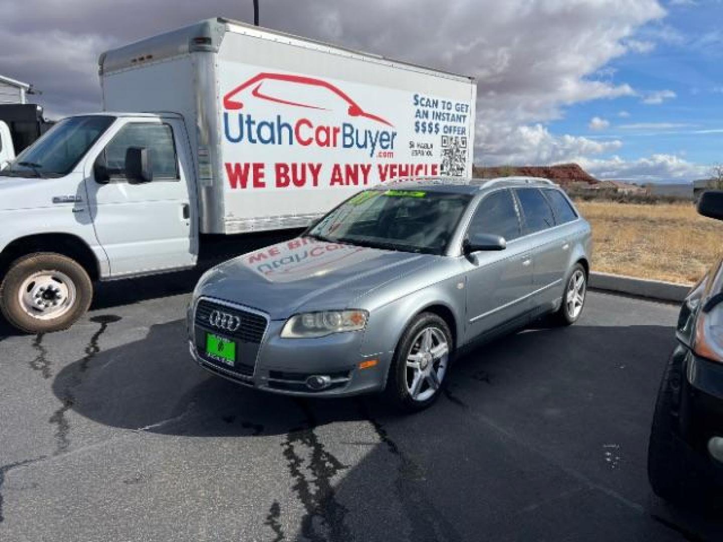 2007 Dolphin Gray Metalli /Beige Leather Interi Audi A4 Avant 2.0 T quattro with T (WAUKF78E77A) with an 2.0L L4 DOHC 16V TUR engine, 6-Speed Automatic transmission, located at 1865 East Red Hills Pkwy, St. George, 84770, (435) 628-0023, 37.120850, -113.543640 - This vehicle is a Mechanic Special. This means it will need some love. Runs a drives fine but has body damage, leaks or other mechanical issues. It did NOT pass our 50 point inspection. Get a great deal on a less than perfect car. These cars do NOT qualify for our in house financing. Cash and carry, - Photo#2