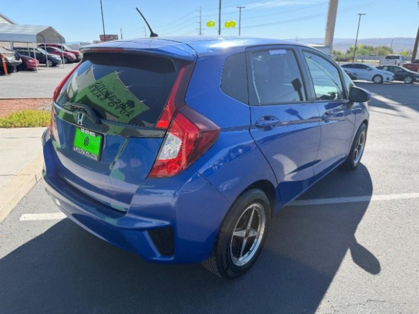 2015 Aegean Blue Metallic /Black Honda Fit LX 6-Spd MT (3HGGK5G59FM) with an 1.5L L4 SOHC 16V engine, 6-Speed Manual transmission, located at 1865 East Red Hills Pkwy, St. George, 84770, (435) 628-0023, 37.120850, -113.543640 - We specialize in helping ALL people get the best financing available. No matter your credit score, good, bad or none we can get you an amazing rate. Had a bankruptcy, divorce, or repossessions? We give you the green light to get your credit back on the road. Low down and affordable payments that fit- Photo#4