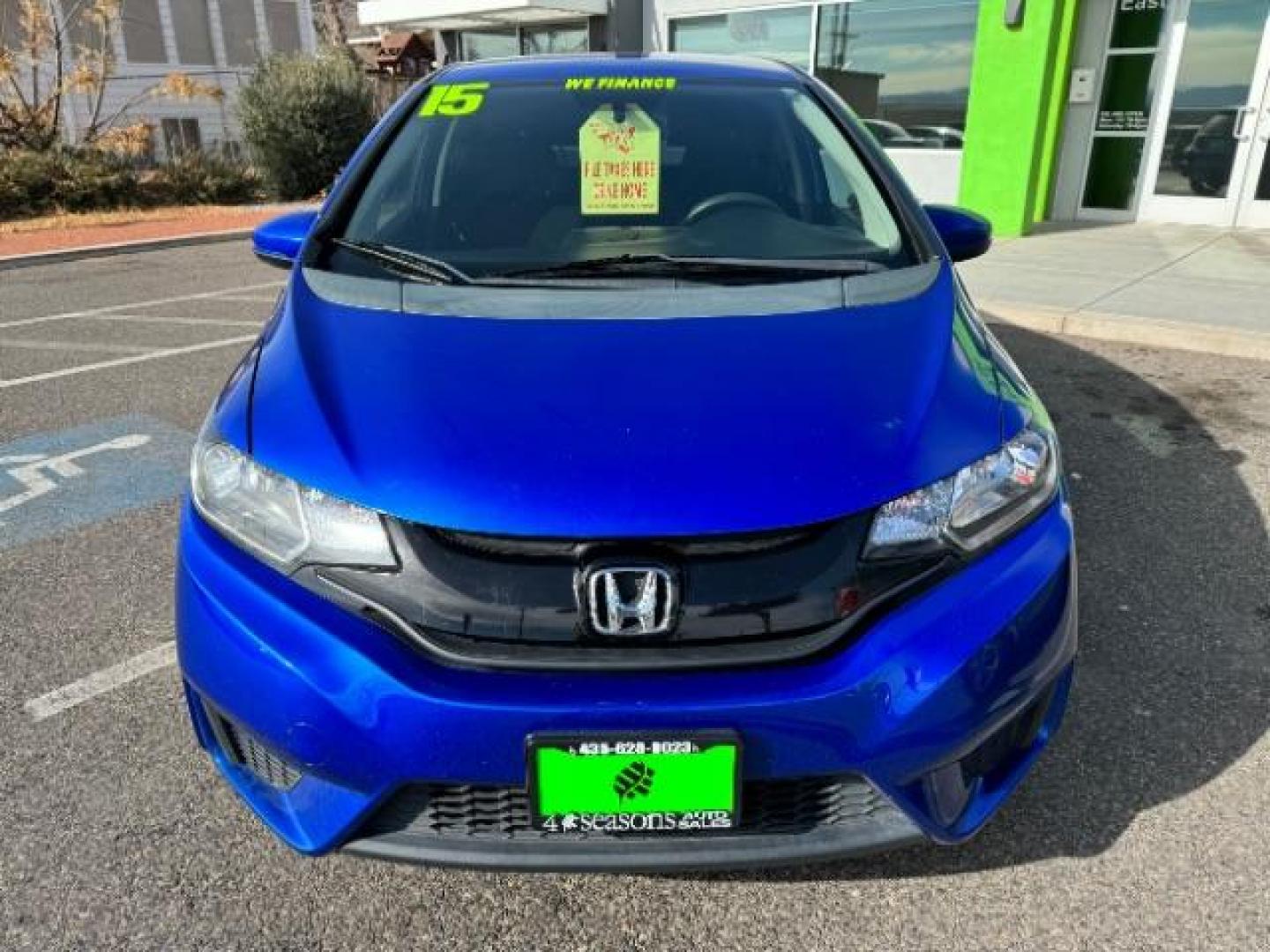 2015 Aegean Blue Metallic Honda Fit HATCHBACK 4-DR (3HGGK5G59FM) with an 1.5L L4 SOHC 16V engine, 6-Speed Manual transmission, located at 1865 East Red Hills Pkwy, St. George, 84770, (435) 628-0023, 37.120850, -113.543640 - We specialize in helping ALL people get the best financing available. No matter your credit score, good, bad or none we can get you an amazing rate. Had a bankruptcy, divorce, or repossessions? We give you the green light to get your credit back on the road. Low down and affordable payments that fit - Photo#2