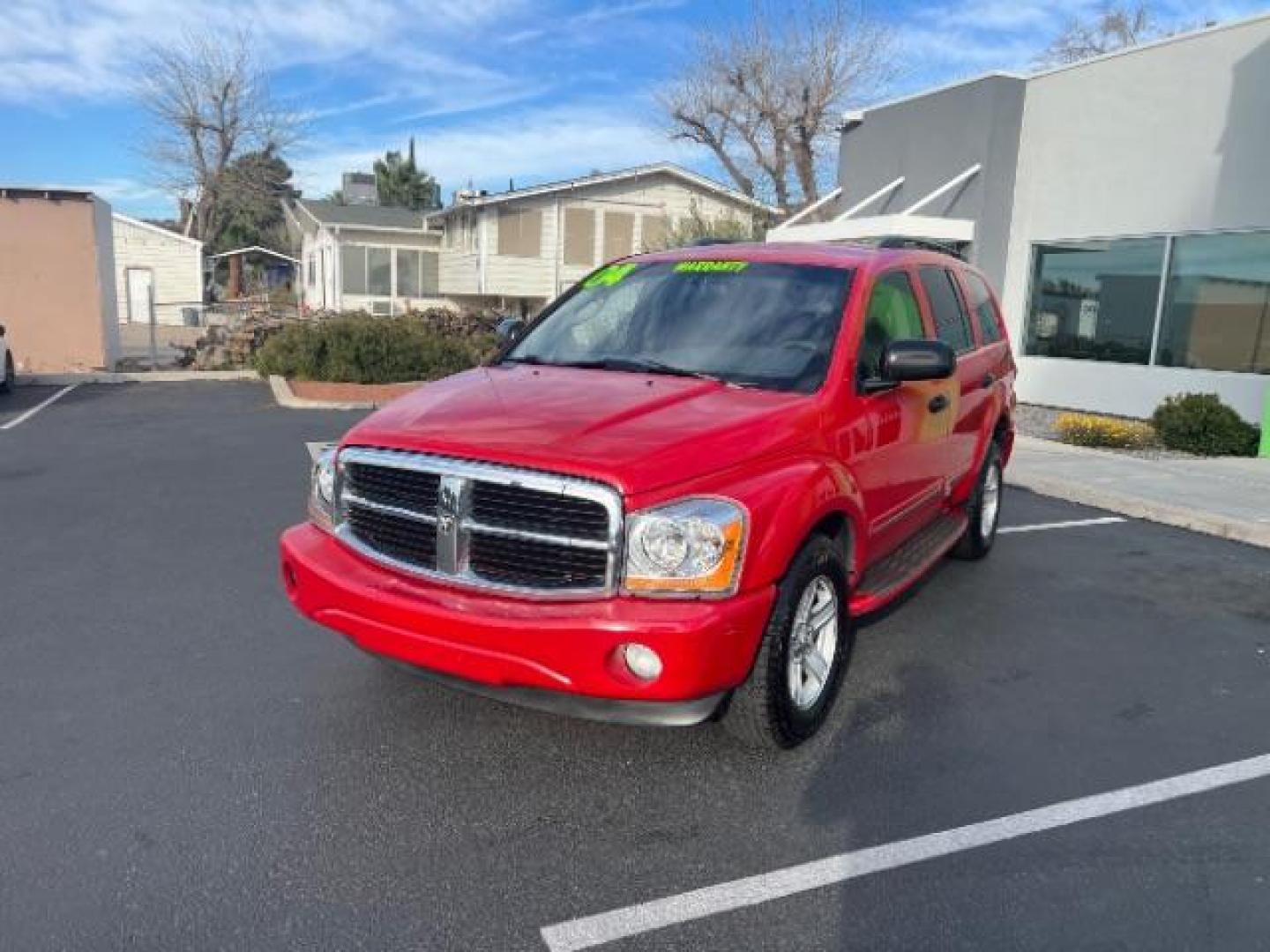 2004 Flame Red /Dark Khaki/Light Graystone Leather Interior Dodge Durango Limited 2WD (1D8HD58D14F) with an 5.7L V8 OHV 16V engine, 5-Speed Automatic transmission, located at 1865 East Red Hills Pkwy, St. George, 84770, (435) 628-0023, 37.120850, -113.543640 - Looking for a roomy, reliable SUV loaded with comfort and style? This 2004 Dodge Durango Limited is a great pick! It comes packed with leather seats, heated front seats, power sunroof, running boards, alloy wheels, towing prep package, and so much more. Whether you need it for the family or the week - Photo#2