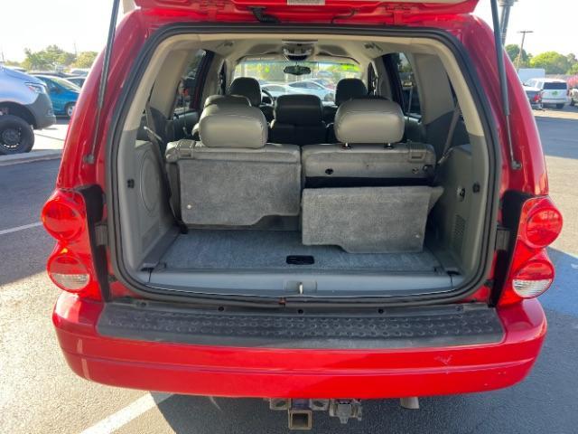 2004 Flame Red /Dark Khaki/Light Graystone Leather Interior Dodge Durango Limited 2WD (1D8HD58D14F) with an 5.7L V8 OHV 16V engine, 5-Speed Automatic transmission, located at 1865 East Red Hills Pkwy, St. George, 84770, (435) 628-0023, 37.120850, -113.543640 - We specialize in helping ALL people get the best financing available. No matter your credit score, good, bad or none we can get you an amazing rate. Had a bankruptcy, divorce, or repossessions? We give you the green light to get your credit back on the road. Low down and affordable payments that fit - Photo#25