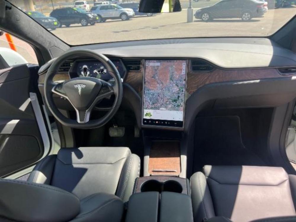 2019 Pearl White Multi-Coat /All Black, leatherette Tesla Model X Standard Range (5YJXCAE21KF) with an ELECTRIC engine, 1-Speed Automatic transmission, located at 1865 East Red Hills Pkwy, St. George, 84770, (435) 628-0023, 37.120850, -113.543640 - Photo #26
