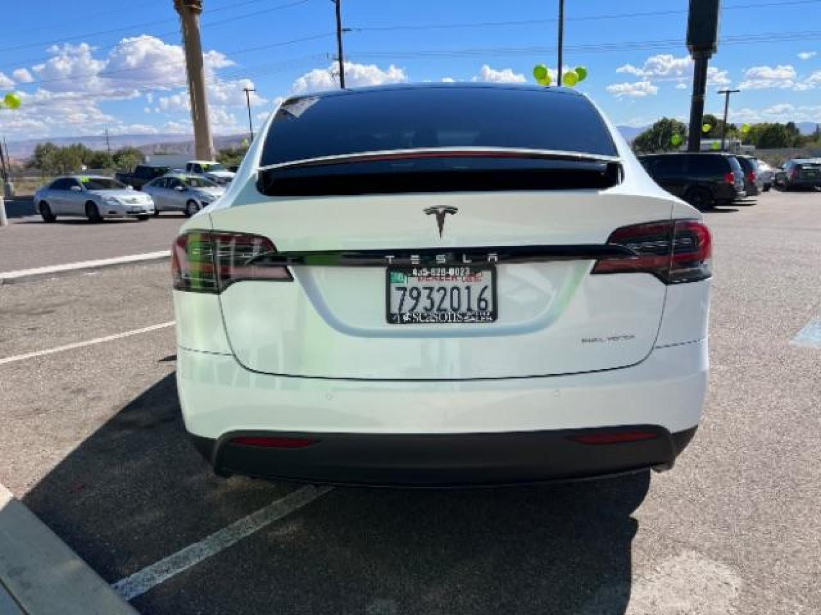 2019 Pearl White Multi-Coat /All Black, leatherette Tesla Model X Standard Range (5YJXCAE21KF) with an ELECTRIC engine, 1-Speed Automatic transmission, located at 1865 East Red Hills Pkwy, St. George, 84770, (435) 628-0023, 37.120850, -113.543640 - AWD, 7 Seats, Autopilot, Raven, Cold weather package, Adaptive suspension, Tow hitch, 2 remotes, FSD computer 3.0 upgrade. Gets 270 miles on a full charge. Black chrome delete vinyl (removeable). This is a beautiful 1 owner MX for way less money and less waiting compared to ordering from Tesla. Bump - Photo #7
