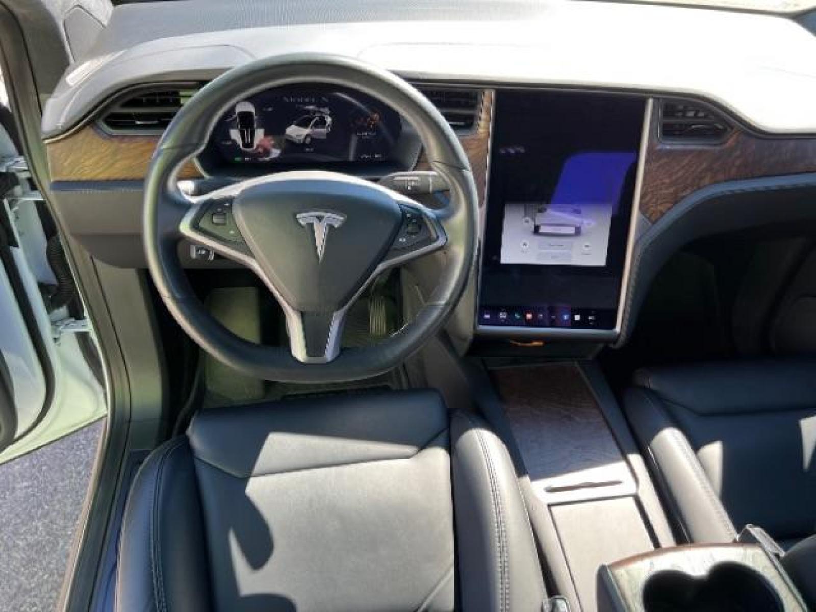 2019 Pearl White Multi-Coat /All Black, leatherette Tesla Model X Standard Range (5YJXCAE21KF) with an ELECTRIC engine, 1-Speed Automatic transmission, located at 1865 East Red Hills Pkwy, St. George, 84770, (435) 628-0023, 37.120850, -113.543640 - AWD, 7 Seats, Autopilot, Raven, Cold weather package, Adaptive suspension, Tow hitch, 2 remotes, FSD computer 3.0 upgrade. Gets 270 miles on a full charge. Black chrome delete vinyl (removeable). This is a beautiful 1 owner MX for way less money and less waiting compared to ordering from Tesla. Bump - Photo #19