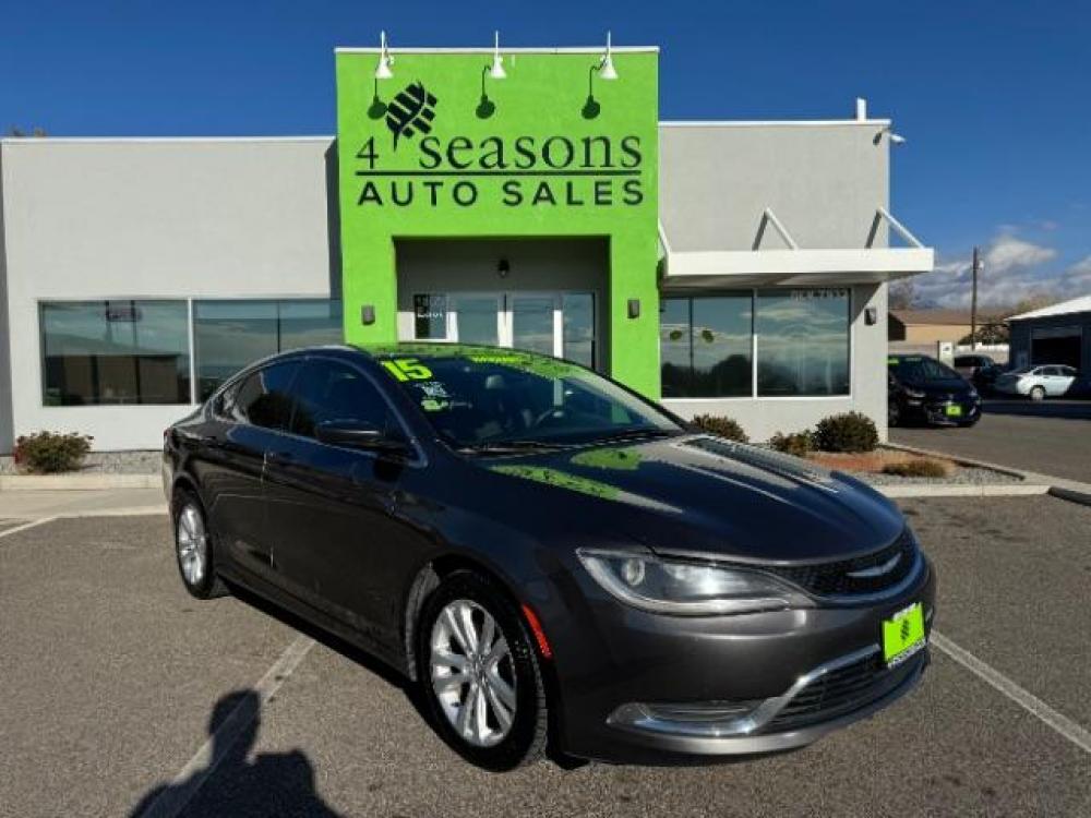 2015 Granite Crystal Met CC Chrysler 200 Limited (1C3CCCAB5FN) with an 2.4L L4 DOHC 16V engine, 9-Speed Automatic transmission, located at 1865 East Red Hills Pkwy, St. George, 84770, (435) 628-0023, 37.120850, -113.543640 - Photo #0