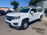 2018 Summit White /Jet Black/Dark Ash, cloth Chevrolet Colorado Work Truck Ext. Cab 2WD (1GCHSBEA9J1) with an 2.5L L4 DOHC 16V GAS engine, 6-Speed Automatic transmission, located at 1865 East Red Hills Pkwy, St. George, 84770, (435) 628-0023, 37.120850, -113.543640 - Photo #2