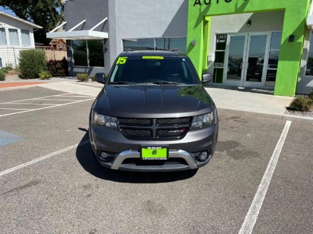 2015 Granite Crystal Met CC /Black Dodge Journey Crossroad FWD (3C4PDCGB7FT) with an 2.4L L4 DOHC 16V engine, 4-Speed Automatic transmission, located at 1865 East Red Hills Pkwy, St. George, 84770, (435) 628-0023, 37.120850, -113.543640 - Photo #1