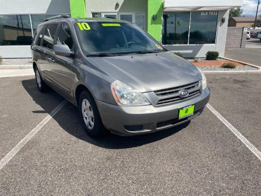 2010 Clear Silver Metallic /Gray Cloth Interior Kia Sedona LX LWB (KNDMG4C33A6) with an 3.8L V6 DOHC 24V engine, 5-Speed Automatic transmission, located at 1865 East Red Hills Pkwy, St. George, 84770, (435) 628-0023, 37.120850, -113.543640 - We specialize in helping ALL people get the best financing available. No matter your credit score, good, bad or none we can get you an amazing rate. Had a bankruptcy, divorce, or repossessions? We give you the green light to get your credit back on the road. Low down and affordable payments that fit - Photo #1