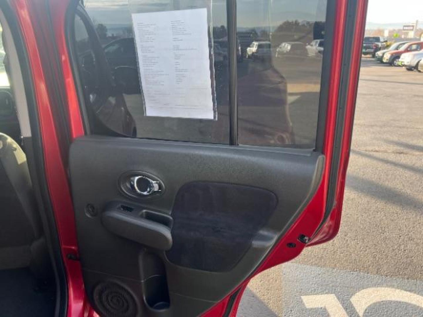 2010 Scarlet Red Metallic /Black Cloth Interior Nissan cube 1.8 SL (JN8AZ2KR1AT) with an 1.8L L4 DOHC 16V engine, Continuously Variabl transmission, located at 940 North Main Street, Cedar City, UT, 84720, (435) 628-0023, 37.692936, -113.061897 - We specialize in helping ALL people get the best financing available. No matter your credit score, good, bad or none we can get you an amazing rate. Had a bankruptcy, divorce, or repossessions? We give you the green light to get your credit back on the road. Low down and affordable payments that fit - Photo#26