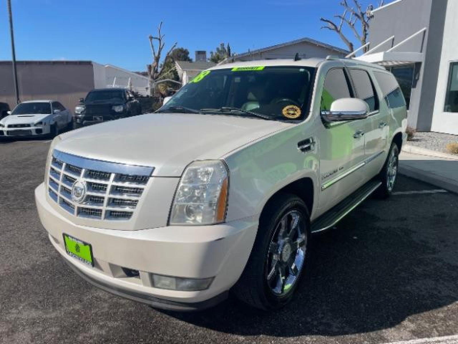 2008 White Diamond /Cocoa/Very Light Cashmere Leather Interior Cadillac Escalade ESV (1GYFK66838R) with an 6.2L V8 OHV 16V engine, 6-Speed Automatic transmission, located at 1865 East Red Hills Pkwy, St. George, 84770, (435) 628-0023, 37.120850, -113.543640 - We specialize in helping ALL people get the best financing available. No matter your credit score, good, bad or none we can get you an amazing rate. Had a bankruptcy, divorce, or repossessions? We give you the green light to get your credit back on the road. Low down and affordable payments that fit - Photo #3