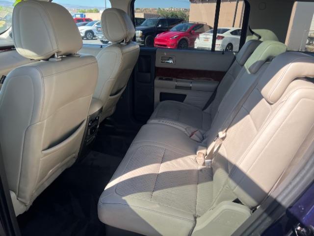 2011 Kona Blue Metallic /Medium Light Stone Leather Interior Ford Flex Limited FWD (2FMGK5DC3BB) with an 3.5L V6 DOHC 24V engine, 6-Speed Automatic Overdrive transmission, located at 1865 East Red Hills Pkwy, St. George, 84770, (435) 628-0023, 37.120850, -113.543640 - We specialize in helping ALL people get the best financing available. No matter your credit score, good, bad or none we can get you an amazing rate. Had a bankruptcy, divorce, or repossessions? We give you the green light to get your credit back on the road. Low down and affordable payments that fit - Photo#21
