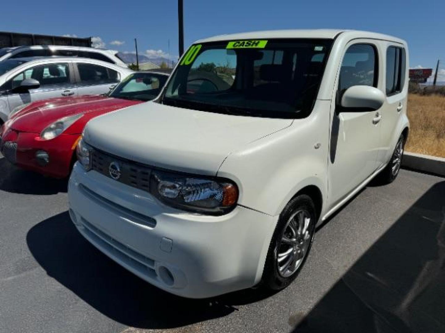 2010 White Pearl /Light Gray Cloth Interior Nissan Cube 1.8 S (JN8AZ2KR1AT) with an 1.8L L4 DOHC 16V engine, Continuously Variable Transmission transmission, located at 1865 East Red Hills Pkwy, St. George, 84770, (435) 628-0023, 37.120850, -113.543640 - This vehicle is a Mechanic Special. This means it will need some love. Runs a drives fine but has body damage, leaks or other mechanical issues. It did NOT pass our 50 point inspection. Get a great deal on a less than perfect car. These cars do NOT qualify for our in house financing. Cash and carry, - Photo#1
