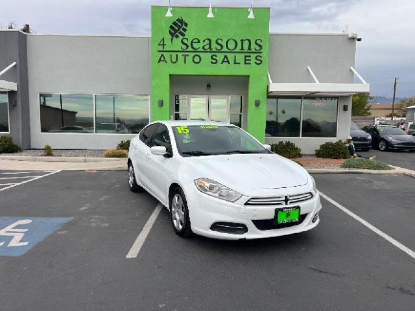 2015 Bright White Clearcoat /Black Dodge Dart SE (1C3CDFAA3FD) with an 2.0L L4 DOHC 16V TURBO engine, 6-Speed Automatic transmission, located at 1865 East Red Hills Pkwy, St. George, 84770, (435) 628-0023, 37.120850, -113.543640 - We specialize in helping ALL people get the best financing available. No matter your credit score, good, bad or none we can get you an amazing rate. Had a bankruptcy, divorce, or repossessions? We give you the green light to get your credit back on the road. Low down and affordable payments that fit - Photo#0