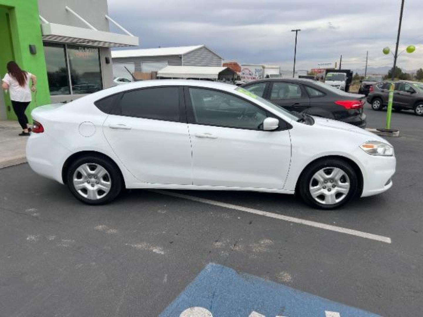 2015 Bright White Clearcoat /Black Dodge Dart SE (1C3CDFAA3FD) with an 2.0L L4 DOHC 16V TURBO engine, 6-Speed Automatic transmission, located at 1865 East Red Hills Pkwy, St. George, 84770, (435) 628-0023, 37.120850, -113.543640 - We specialize in helping ALL people get the best financing available. No matter your credit score, good, bad or none we can get you an amazing rate. Had a bankruptcy, divorce, or repossessions? We give you the green light to get your credit back on the road. Low down and affordable payments that fit - Photo#7