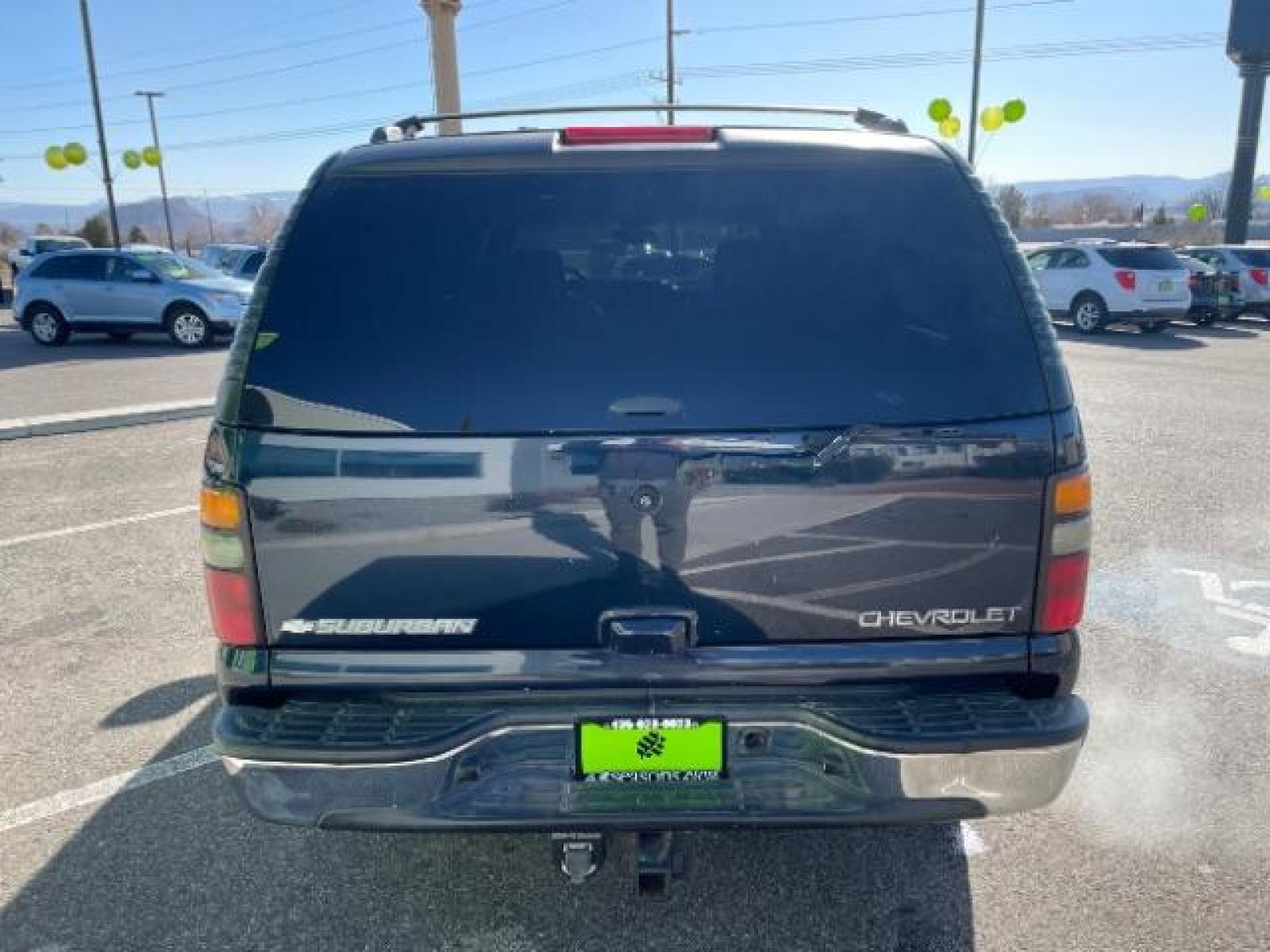 2005 Dark Blue Metallic /Gray/Dark Charcoal Leather Interior Chevrolet Suburban 1500 2WD (3GNEC16Z05G) with an 5.3L V8 OHV 16V FFV engine, 4-Speed Automatic transmission, located at 1865 East Red Hills Pkwy, St. George, 84770, (435) 628-0023, 37.120850, -113.543640 - Photo #8