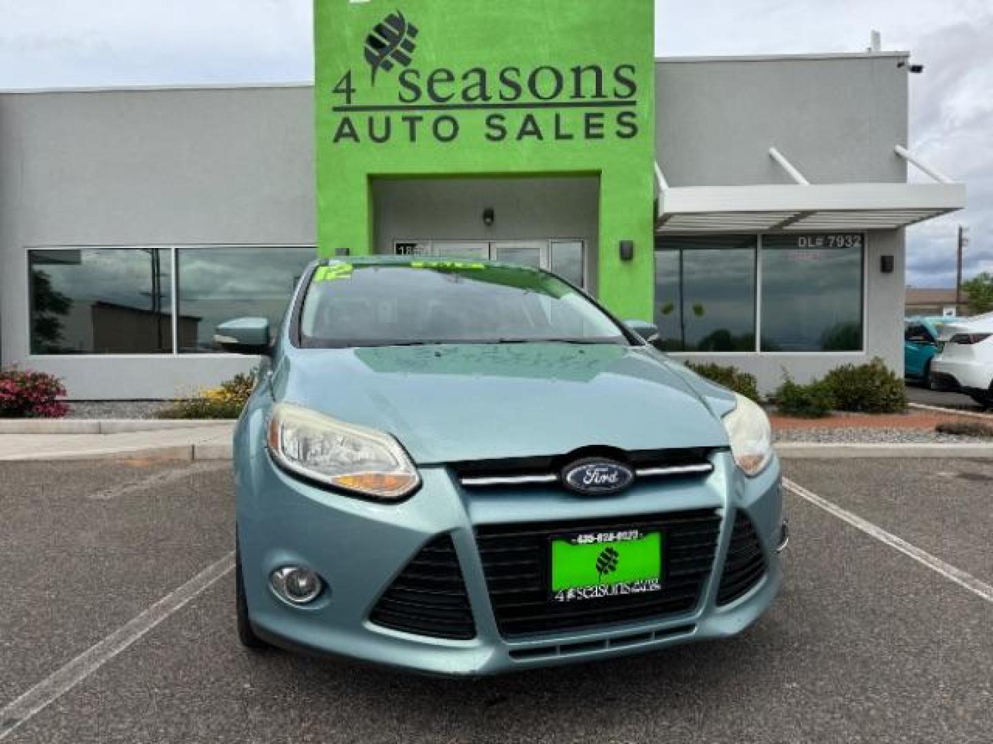 2012 Kona Blue Metallic /Medium Light Stone C Ford Focus SEL (1FAHP3M20CL) with an 2.0L L4 DOHC 16V engine, 6-Speed Automatic transmission, located at 940 North Main Street, Cedar City, UT, 84720, (435) 628-0023, 37.692936, -113.061897 - We specialize in helping ALL people get the best financing available. No matter your credit score, good, bad or none we can get you an amazing rate. Had a bankruptcy, divorce, or repossessions? We give you the green light to get your credit back on the road. Low down and affordable payments that fit - Photo#0