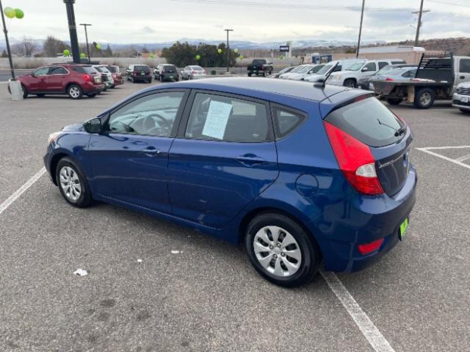 2016 Pacific Blue /Black, cloth Hyundai Accent SE 5-Door 6A (KMHCT5AEXGU) with an 1.6L L4 DOHC 16V engine, 6-Speed Automatic transmission, located at 1865 East Red Hills Pkwy, St. George, 84770, (435) 628-0023, 37.120850, -113.543640 - We specialize in helping ALL people get the best financing available. No matter your credit score, good, bad or none we can get you an amazing rate. Had a bankruptcy, divorce, or repossessions? We give you the green light to get your credit back on the road. Low down and affordable payments that fit - Photo #6