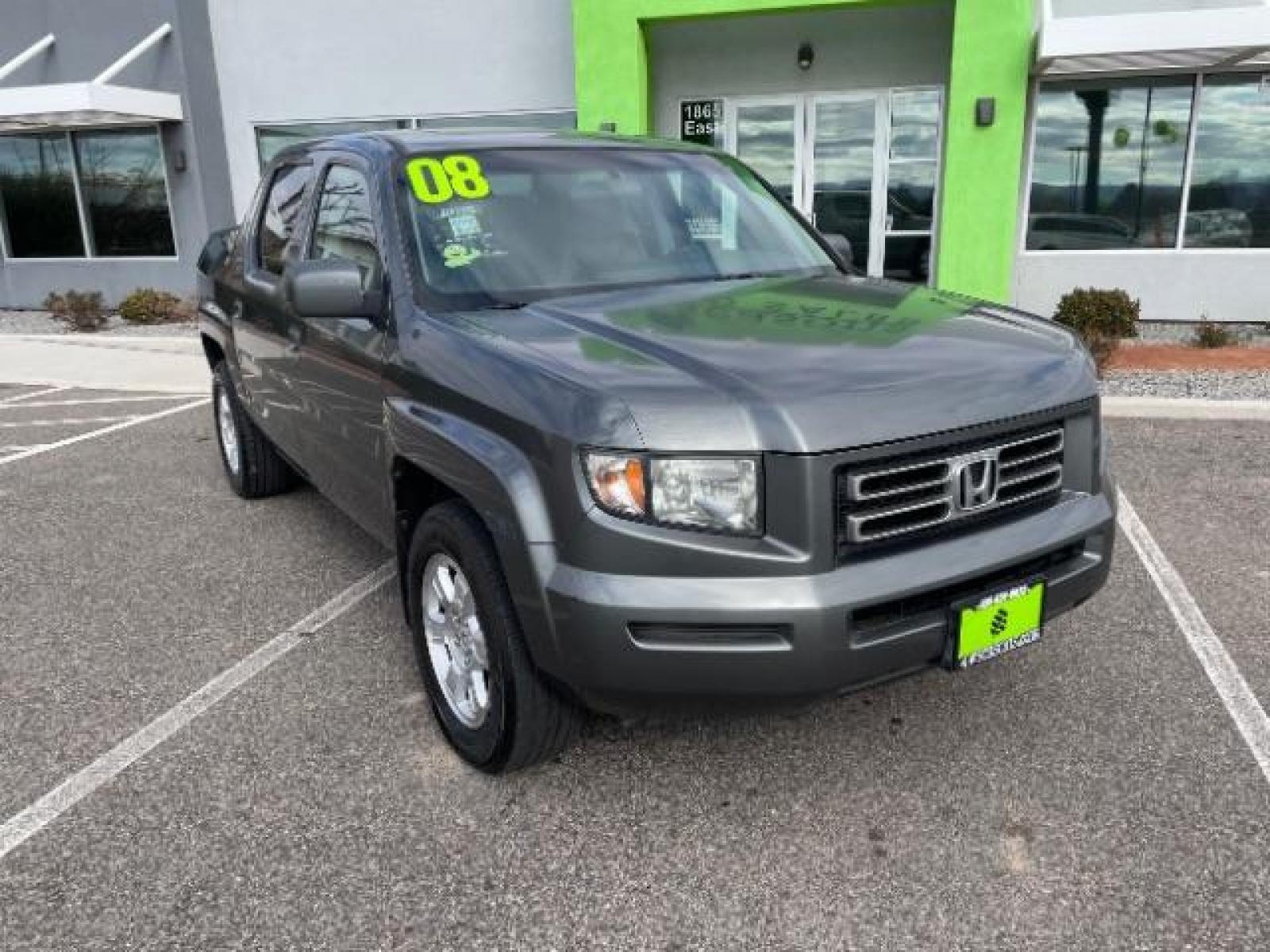 2008 Billet Silver Metallic /Gray Leather Interior Honda Ridgeline RTL (2HJYK16598H) with an 3.5L V6 SOHC 24V engine, 5-Speed Automatic transmission, located at 1865 East Red Hills Pkwy, St. George, 84770, (435) 628-0023, 37.120850, -113.543640 - Photo #1