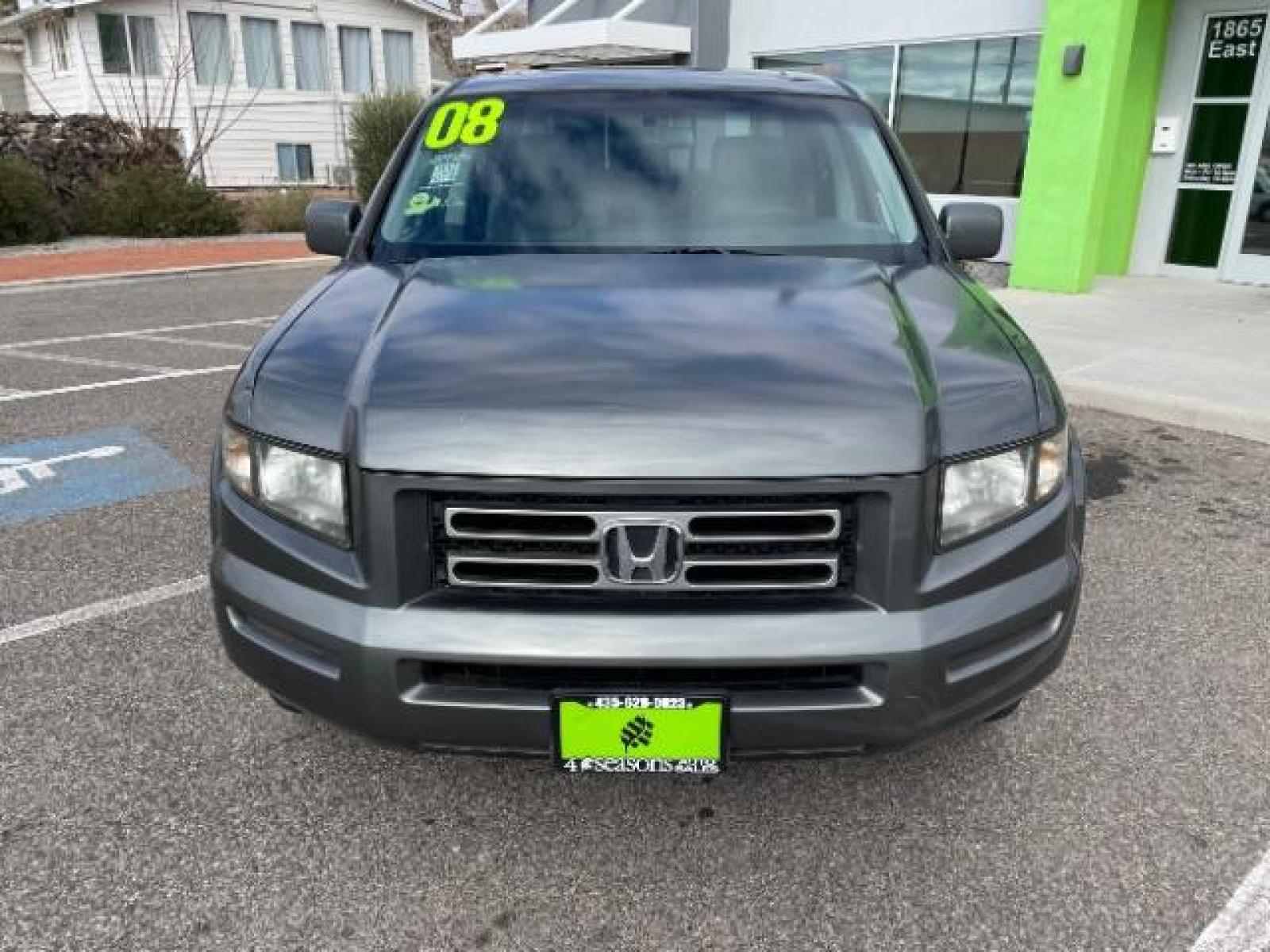 2008 Billet Silver Metallic /Gray Leather Interior Honda Ridgeline RTL (2HJYK16598H) with an 3.5L V6 SOHC 24V engine, 5-Speed Automatic transmission, located at 1865 East Red Hills Pkwy, St. George, 84770, (435) 628-0023, 37.120850, -113.543640 - Photo #2