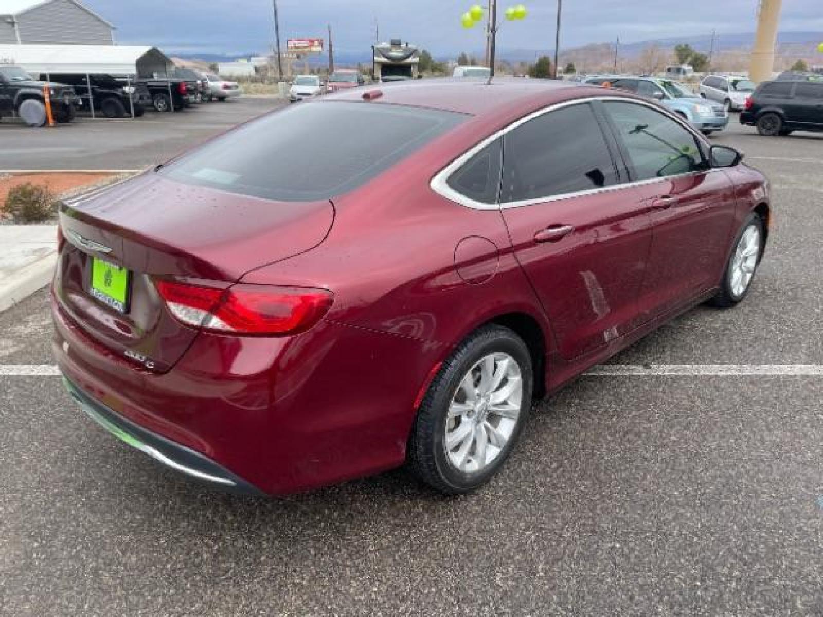 2015 Velvet Red Pearlcoat /Black Chrysler 200 C (1C3CCCCBXFN) with an 2.4L L4 DOHC 16V engine, 9-Speed Automatic transmission, located at 1865 East Red Hills Pkwy, St. George, 84770, (435) 628-0023, 37.120850, -113.543640 - We specialize in helping ALL people get the best financing available. No matter your credit score, good, bad or none we can get you an amazing rate. Had a bankruptcy, divorce, or repossessions? We give you the green light to get your credit back on the road. Low down and affordable payments that fit - Photo #9