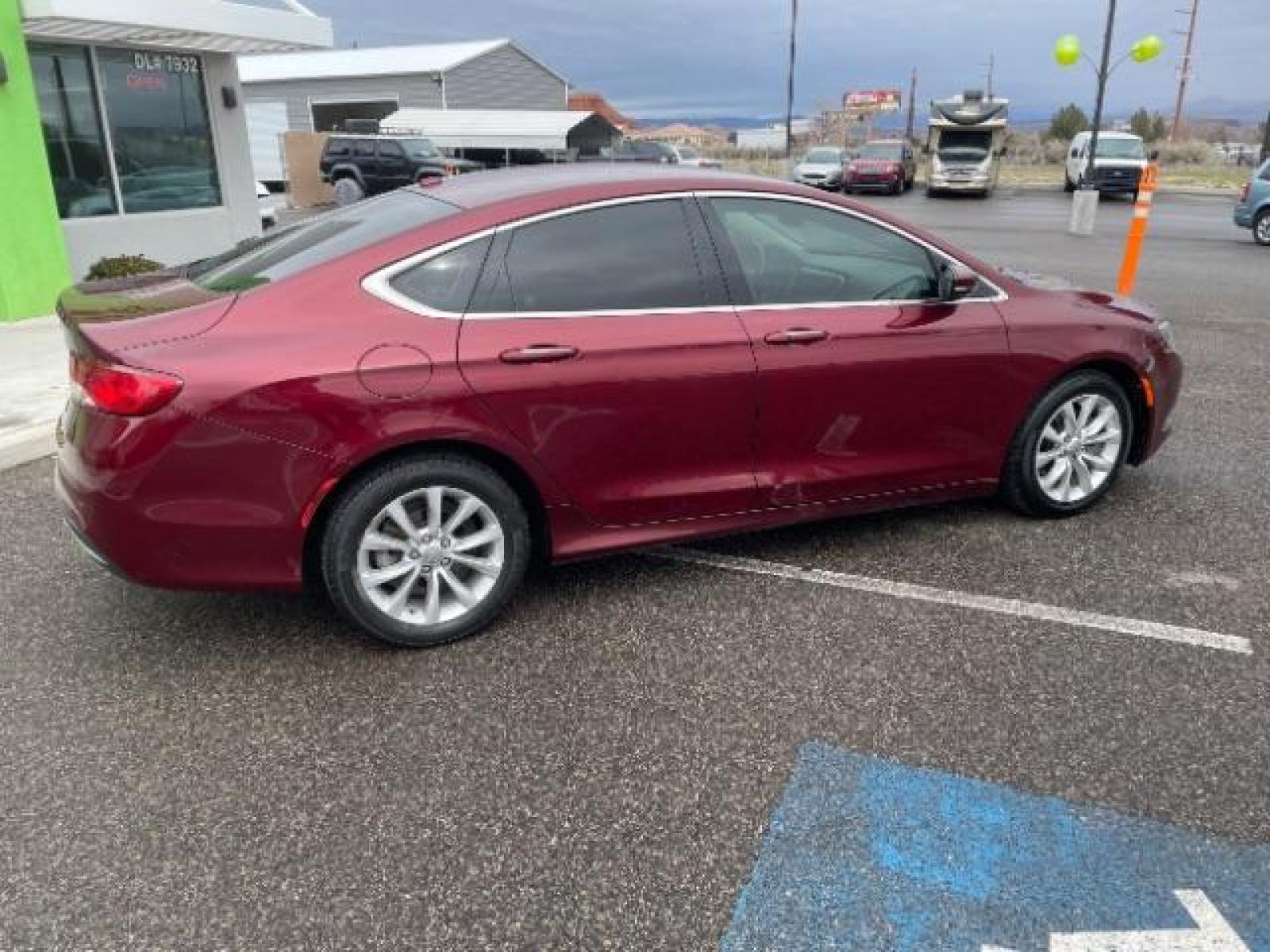 2015 Velvet Red Pearlcoat /Black Chrysler 200 C (1C3CCCCBXFN) with an 2.4L L4 DOHC 16V engine, 9-Speed Automatic transmission, located at 1865 East Red Hills Pkwy, St. George, 84770, (435) 628-0023, 37.120850, -113.543640 - We specialize in helping ALL people get the best financing available. No matter your credit score, good, bad or none we can get you an amazing rate. Had a bankruptcy, divorce, or repossessions? We give you the green light to get your credit back on the road. Low down and affordable payments that fit - Photo #10