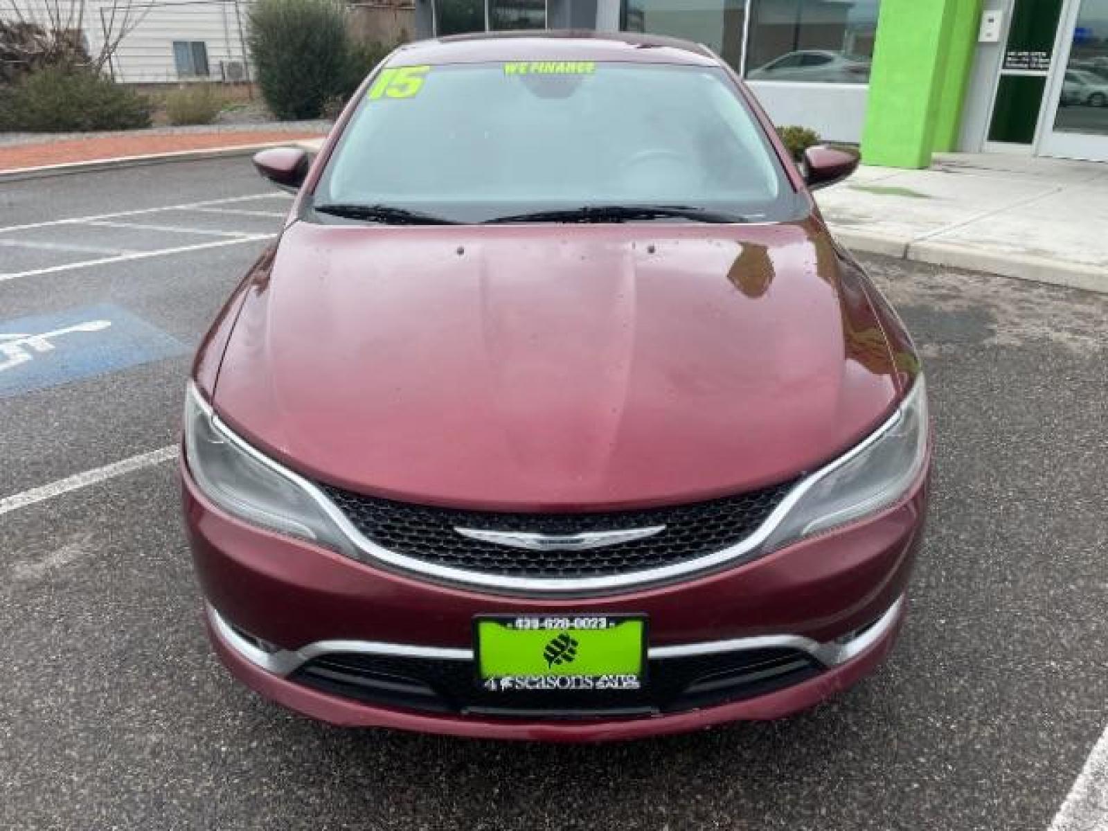 2015 Velvet Red Pearlcoat /Black Chrysler 200 C (1C3CCCCBXFN) with an 2.4L L4 DOHC 16V engine, 9-Speed Automatic transmission, located at 1865 East Red Hills Pkwy, St. George, 84770, (435) 628-0023, 37.120850, -113.543640 - We specialize in helping ALL people get the best financing available. No matter your credit score, good, bad or none we can get you an amazing rate. Had a bankruptcy, divorce, or repossessions? We give you the green light to get your credit back on the road. Low down and affordable payments that fit - Photo #2