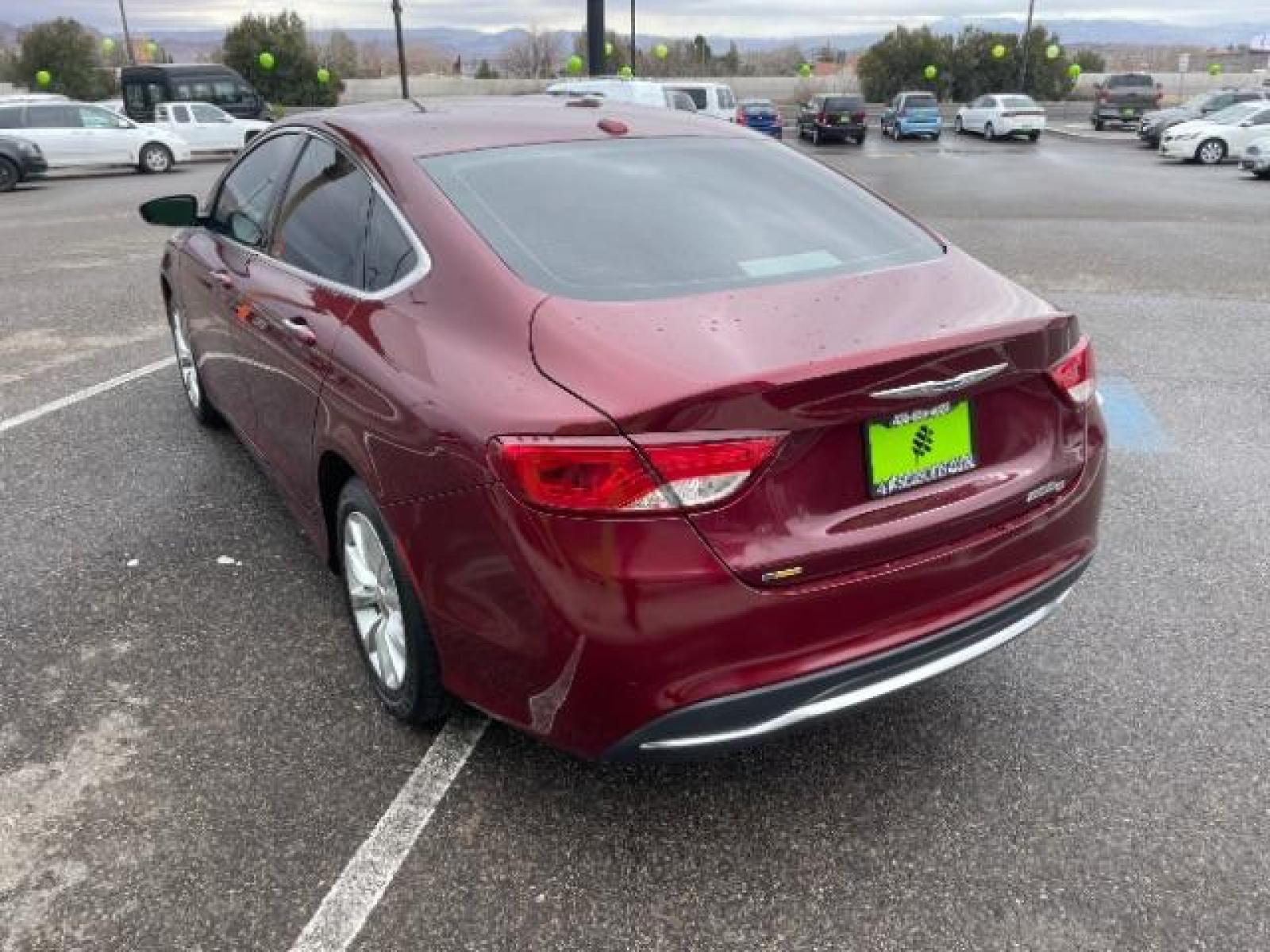 2015 Velvet Red Pearlcoat /Black Chrysler 200 C (1C3CCCCBXFN) with an 2.4L L4 DOHC 16V engine, 9-Speed Automatic transmission, located at 1865 East Red Hills Pkwy, St. George, 84770, (435) 628-0023, 37.120850, -113.543640 - We specialize in helping ALL people get the best financing available. No matter your credit score, good, bad or none we can get you an amazing rate. Had a bankruptcy, divorce, or repossessions? We give you the green light to get your credit back on the road. Low down and affordable payments that fit - Photo #7