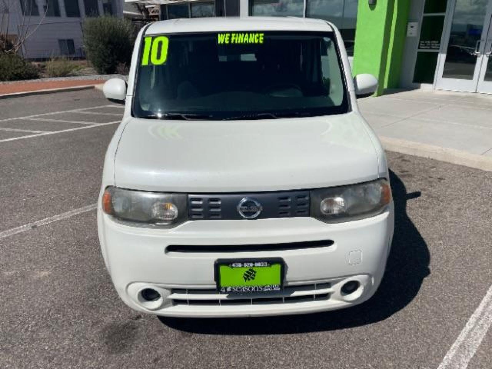 2010 White Pearl /Black Cloth Interior Nissan cube 1.8 S (JN8AZ2KR9AT) with an 1.8L L4 DOHC 16V engine, Continuously Variable Transmission transmission, located at 1865 East Red Hills Pkwy, St. George, 84770, (435) 628-0023, 37.120850, -113.543640 - Photo #2
