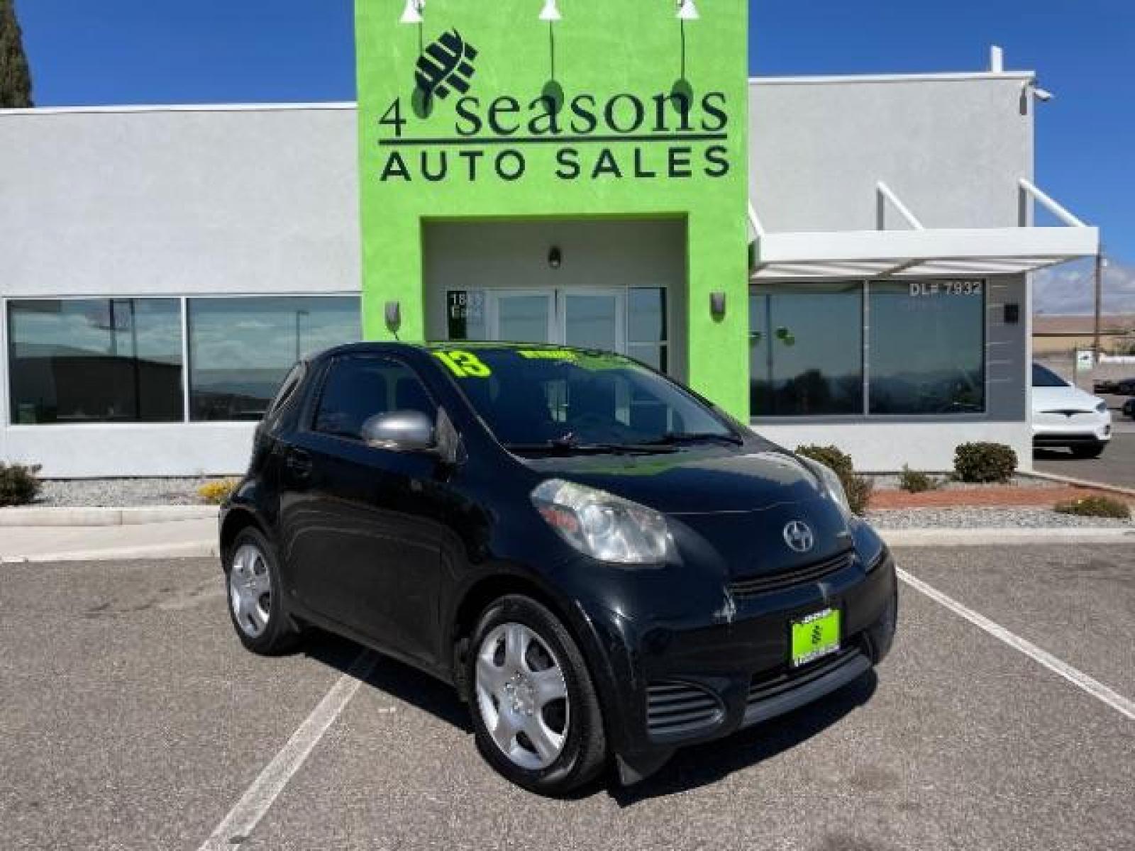 2013 Black Sand Pearl /Black Scion iQ 3-Door Hatchback AT (JTNJJXB0XDJ) with an 1.3L L4 engine, Continuously Variable Transmission transmission, located at 1865 East Red Hills Pkwy, St. George, 84770, (435) 628-0023, 37.120850, -113.543640 - We specialize in helping ALL people get the best financing available. No matter your credit score, good, bad or none we can get you an amazing rate. Had a bankruptcy, divorce, or repossessions? We give you the green light to get your credit back on the road. Low down and affordable payments that fit - Photo #0