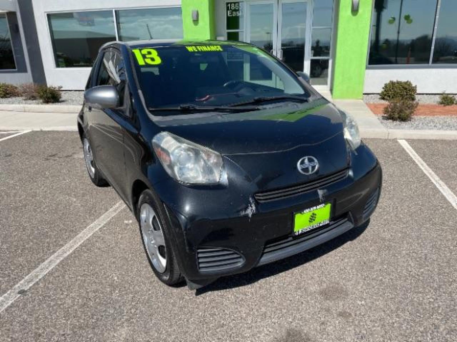 2013 Black Sand Pearl /Black Scion iQ 3-Door Hatchback AT (JTNJJXB0XDJ) with an 1.3L L4 engine, Continuously Variable Transmission transmission, located at 1865 East Red Hills Pkwy, St. George, 84770, (435) 628-0023, 37.120850, -113.543640 - We specialize in helping ALL people get the best financing available. No matter your credit score, good, bad or none we can get you an amazing rate. Had a bankruptcy, divorce, or repossessions? We give you the green light to get your credit back on the road. Low down and affordable payments that fit - Photo #1