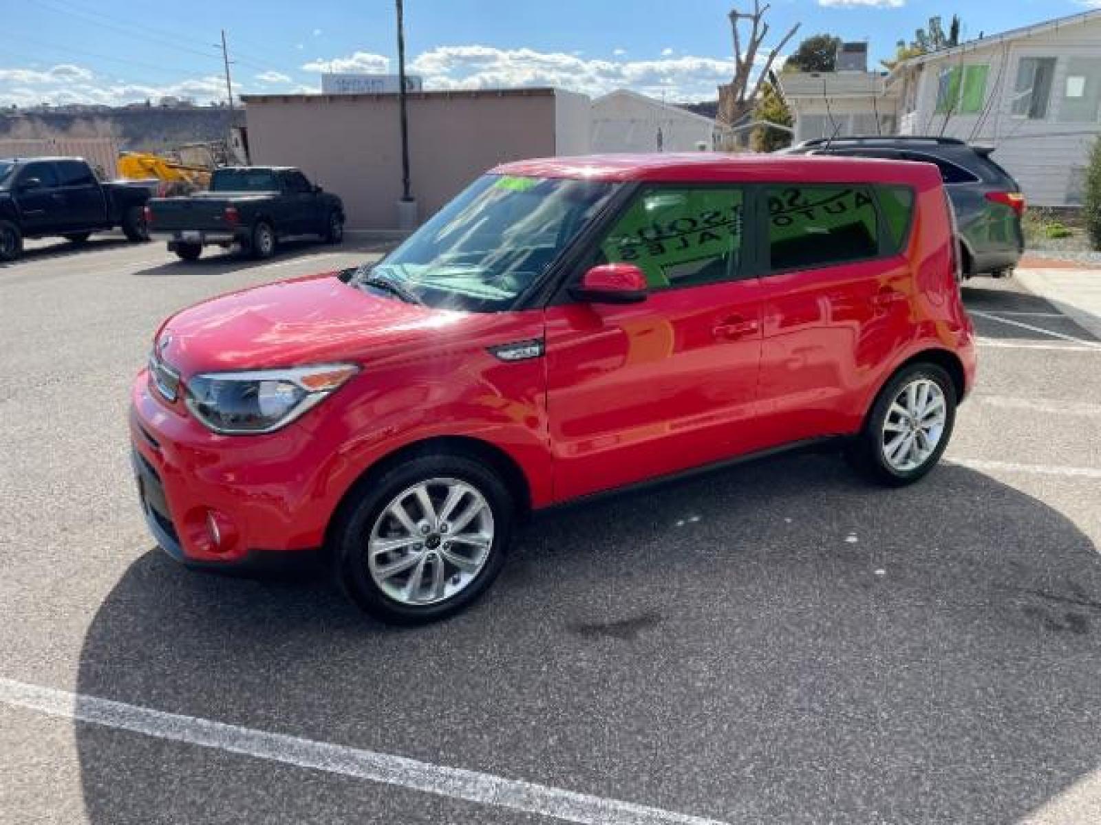 2017 Inferno Red /Black, cloth Kia Soul + (KNDJP3A59H7) with an 2.0L L4 DOHC 16V engine, 6-Speed Automatic transmission, located at 1865 East Red Hills Pkwy, St. George, 84770, (435) 628-0023, 37.120850, -113.543640 - We specialize in helping ALL people get the best financing available. No matter your credit score, good, bad or none we can get you an amazing rate. Had a bankruptcy, divorce, or repossessions? We give you the green light to get your credit back on the road. Low down and affordable payments that fit - Photo #3