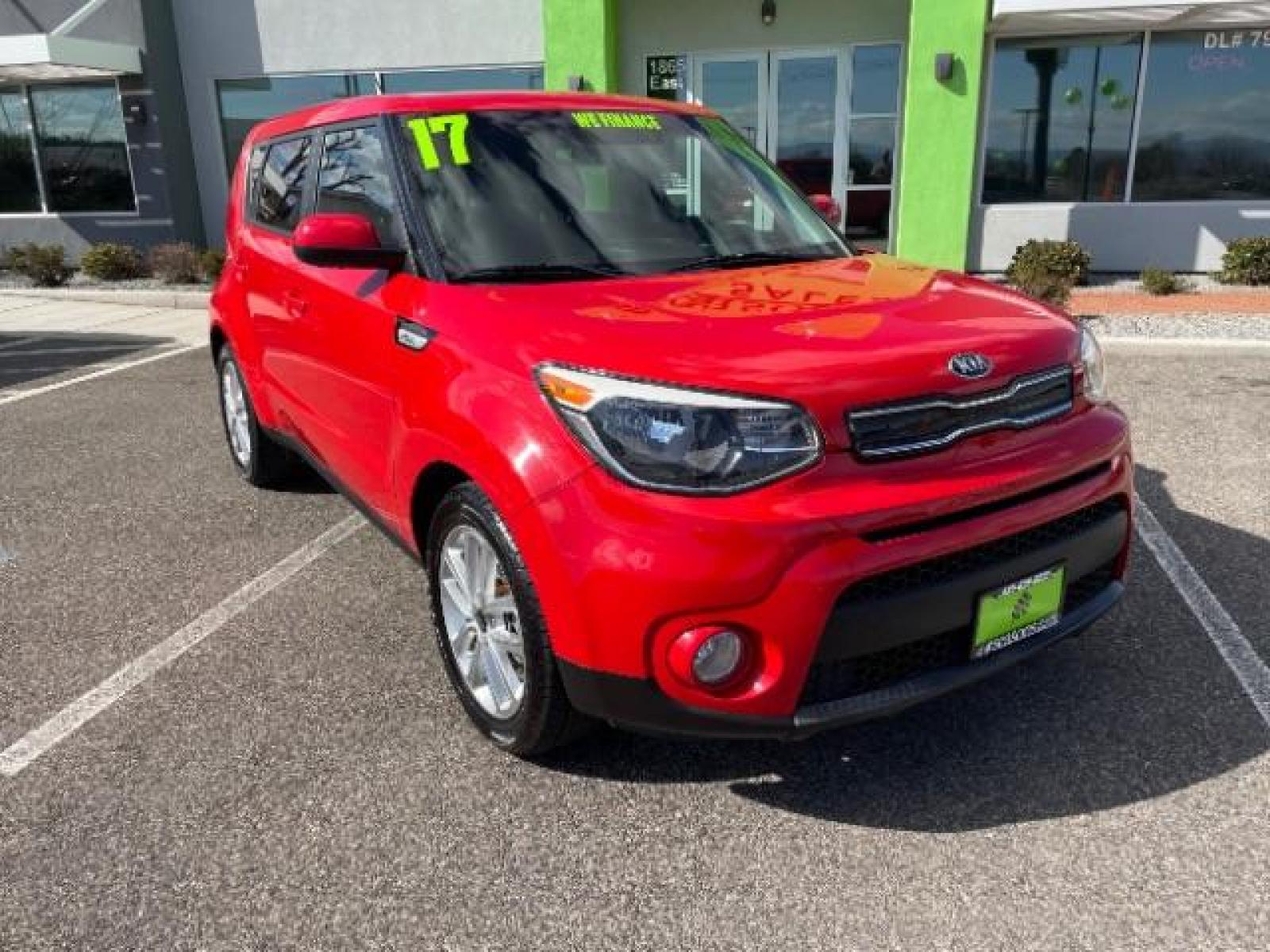2017 Inferno Red /Black, cloth Kia Soul + (KNDJP3A59H7) with an 2.0L L4 DOHC 16V engine, 6-Speed Automatic transmission, located at 1865 East Red Hills Pkwy, St. George, 84770, (435) 628-0023, 37.120850, -113.543640 - We specialize in helping ALL people get the best financing available. No matter your credit score, good, bad or none we can get you an amazing rate. Had a bankruptcy, divorce, or repossessions? We give you the green light to get your credit back on the road. Low down and affordable payments that fit - Photo #5