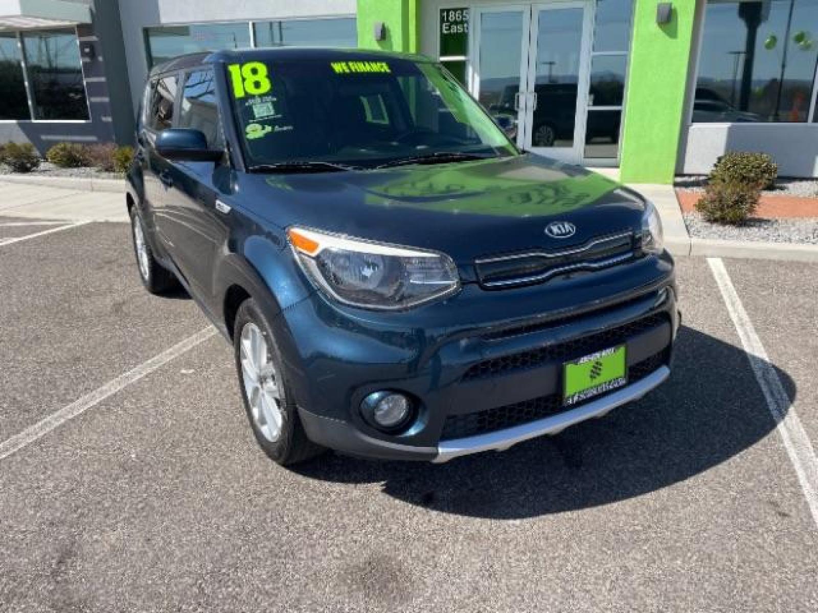 2018 Mysterious Blue /Black, cloth Kia Soul + (KNDJP3A5XJ7) with an 2.0L L4 DOHC 16V engine, 6-Speed Automatic transmission, located at 1865 East Red Hills Pkwy, St. George, 84770, (435) 628-0023, 37.120850, -113.543640 - We specialize in helping ALL people get the best financing available. No matter your credit score, good, bad or none we can get you an amazing rate. Had a bankruptcy, divorce, or repossessions? We give you the green light to get your credit back on the road. Low down and affordable payments that fit - Photo #3