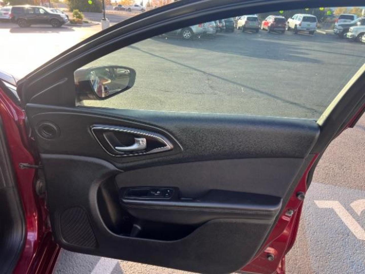2016 Velvet Red Pearl Coa /Black, premium cloth Chrysler 200 Limited (1C3CCCAB9GN) with an 2.4L L4 DOHC 16V engine, 9-Speed Automatic transmission, located at 1865 East Red Hills Pkwy, St. George, 84770, (435) 628-0023, 37.120850, -113.543640 - Photo#26