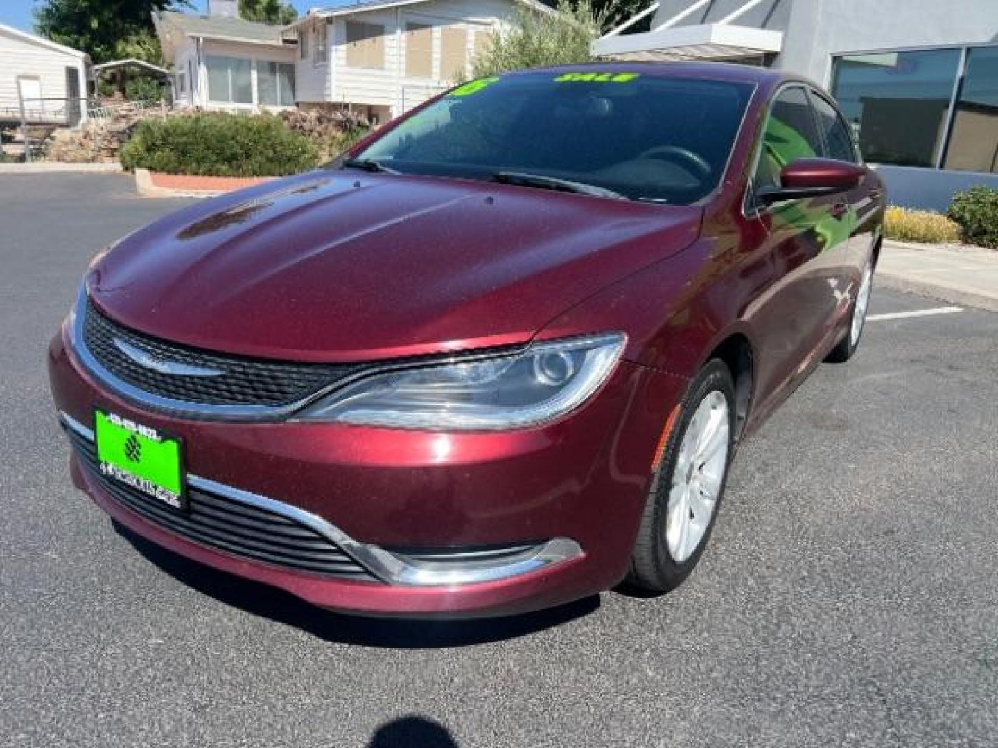 2016 Velvet Red Pearl Coat /Black, premium cloth Chrysler 200 Limited (1C3CCCAB9GN) with an 2.4L L4 DOHC 16V engine, 9-Speed Automatic transmission, located at 1865 East Red Hills Pkwy, St. George, 84770, (435) 628-0023, 37.120850, -113.543640 - We specialize in helping ALL people get the best financing available. No matter your credit score, good, bad or none we can get you an amazing rate. Had a bankruptcy, divorce, or repossessions? We give you the green light to get your credit back on the road. Low down and affordable payments that fit- Photo#2