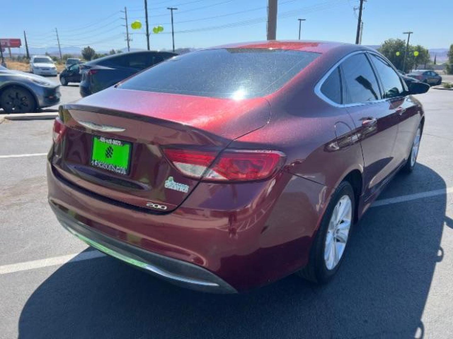 2016 Velvet Red Pearl Coat /Black, premium cloth Chrysler 200 Limited (1C3CCCAB9GN) with an 2.4L L4 DOHC 16V engine, 9-Speed Automatic transmission, located at 1865 East Red Hills Pkwy, St. George, 84770, (435) 628-0023, 37.120850, -113.543640 - We specialize in helping ALL people get the best financing available. No matter your credit score, good, bad or none we can get you an amazing rate. Had a bankruptcy, divorce, or repossessions? We give you the green light to get your credit back on the road. Low down and affordable payments that fit- Photo#6