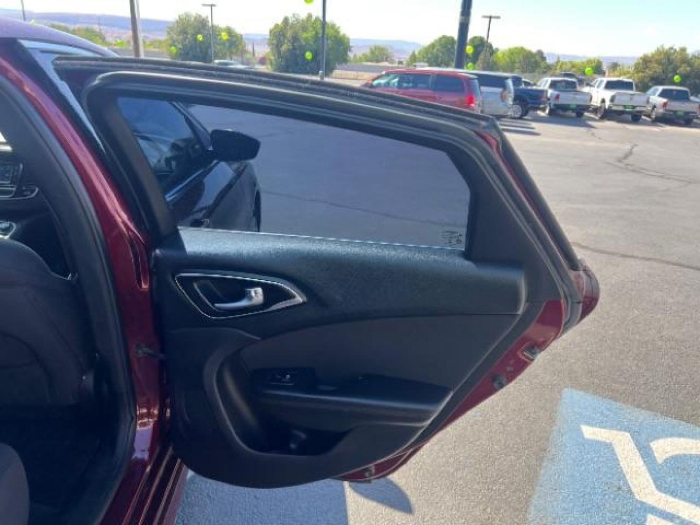 2016 Velvet Red Pearl Coat /Black, premium cloth Chrysler 200 Limited (1C3CCCAB9GN) with an 2.4L L4 DOHC 16V engine, 9-Speed Automatic transmission, located at 1865 East Red Hills Pkwy, St. George, 84770, (435) 628-0023, 37.120850, -113.543640 - We specialize in helping ALL people get the best financing available. No matter your credit score, good, bad or none we can get you an amazing rate. Had a bankruptcy, divorce, or repossessions? We give you the green light to get your credit back on the road. Low down and affordable payments that fit- Photo#25