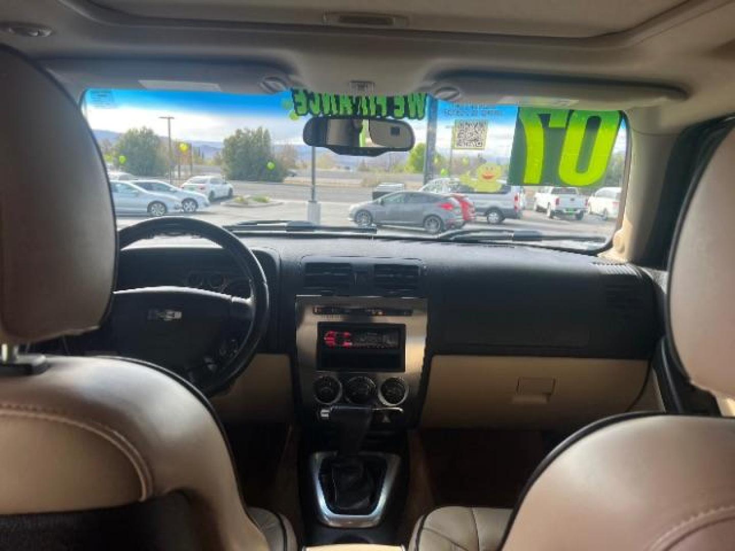 2007 Black /Tan Leather Interior Hummer H3 Adventure (5GTDN13E478) with an 3.7L L5 DOHC 20V engine, 4-Speed Automatic transmission, located at 1865 East Red Hills Pkwy, St. George, 84770, (435) 628-0023, 37.120850, -113.543640 - We specialize in helping ALL people get the best financing available. No matter your credit score, good, bad or none we can get you an amazing rate. Had a bankruptcy, divorce, or repossessions? We give you the green light to get your credit back on the road. Low down and affordable payments that fit - Photo#23
