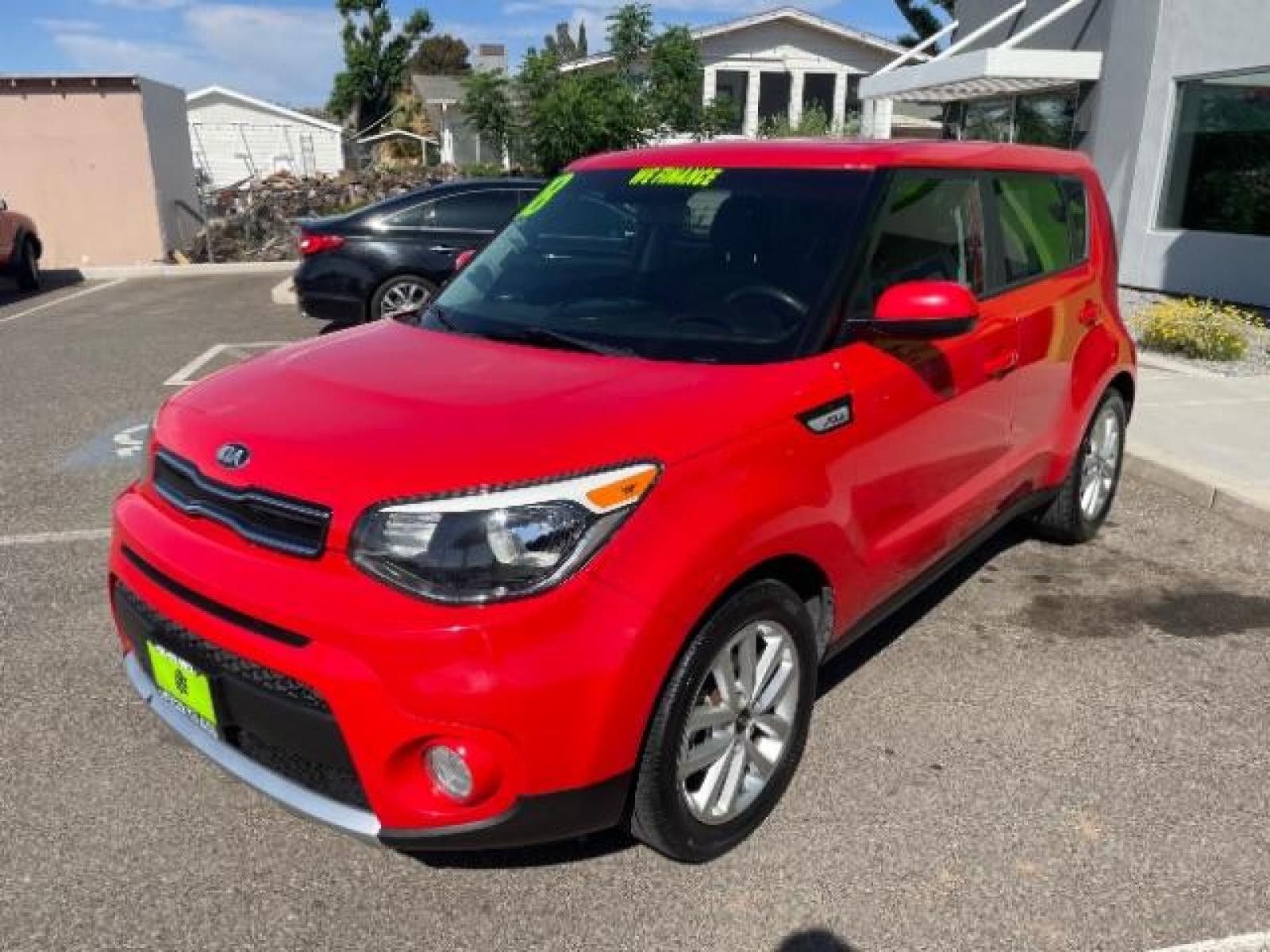 2018 Inferno Red /Black, cloth Kia Soul + (KNDJP3A53J7) with an 2.0L L4 DOHC 16V engine, 6-Speed Automatic transmission, located at 1865 East Red Hills Pkwy, St. George, 84770, (435) 628-0023, 37.120850, -113.543640 - We specialize in helping ALL people get the best financing available. No matter your credit score, good, bad or none we can get you an amazing rate. Had a bankruptcy, divorce, or repossessions? We give you the green light to get your credit back on the road. Low down and affordable payments that fit - Photo #3