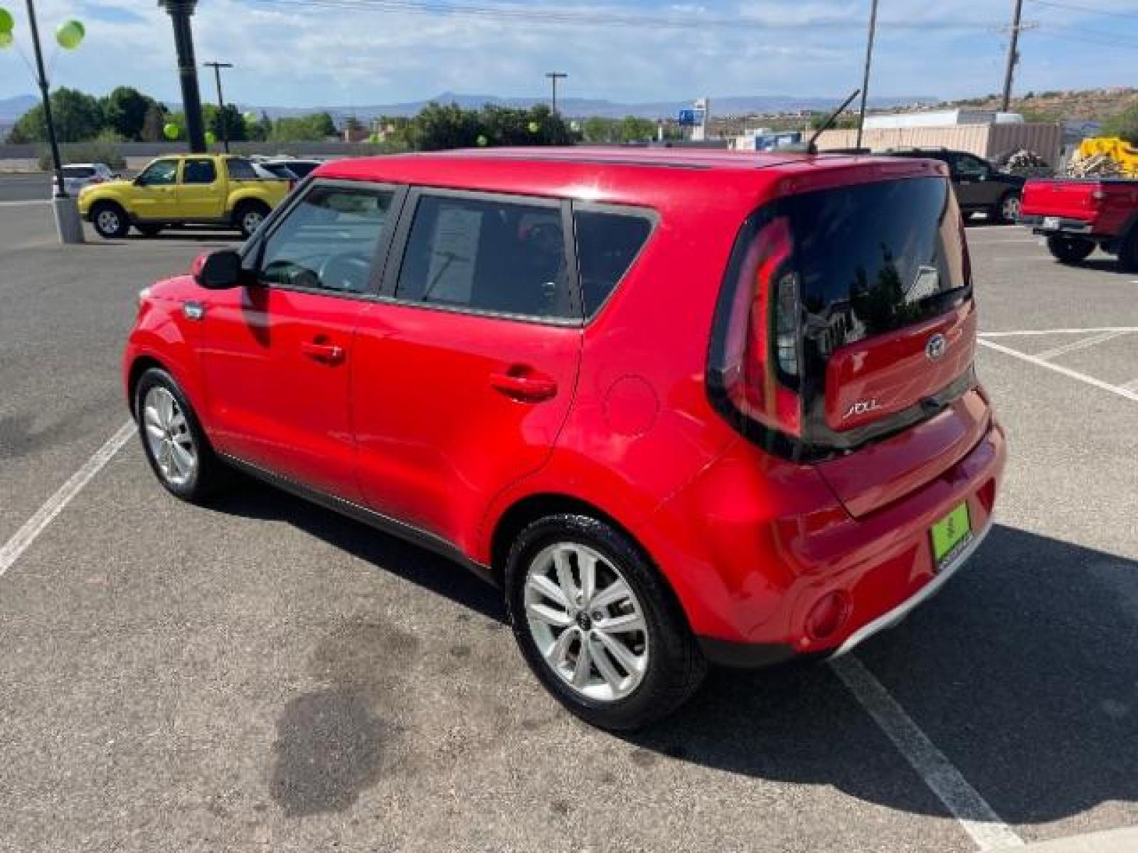 2018 Inferno Red /Black, cloth Kia Soul + (KNDJP3A53J7) with an 2.0L L4 DOHC 16V engine, 6-Speed Automatic transmission, located at 1865 East Red Hills Pkwy, St. George, 84770, (435) 628-0023, 37.120850, -113.543640 - We specialize in helping ALL people get the best financing available. No matter your credit score, good, bad or none we can get you an amazing rate. Had a bankruptcy, divorce, or repossessions? We give you the green light to get your credit back on the road. Low down and affordable payments that fit - Photo #6